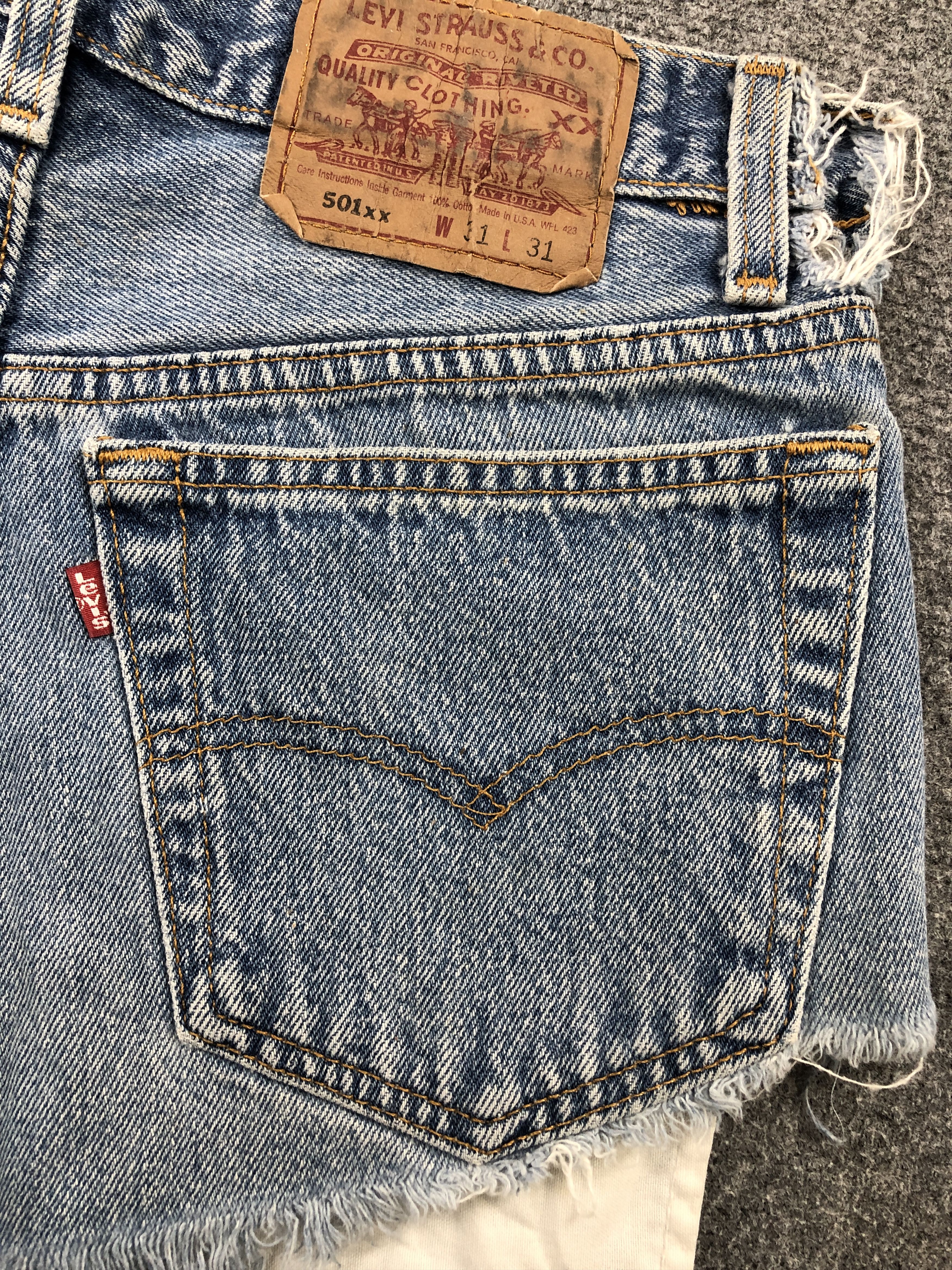 Levi's Vintage Levis 501 Cropped Jeans DP2415 Size US 30 / EU 46 - 11 Thumbnail