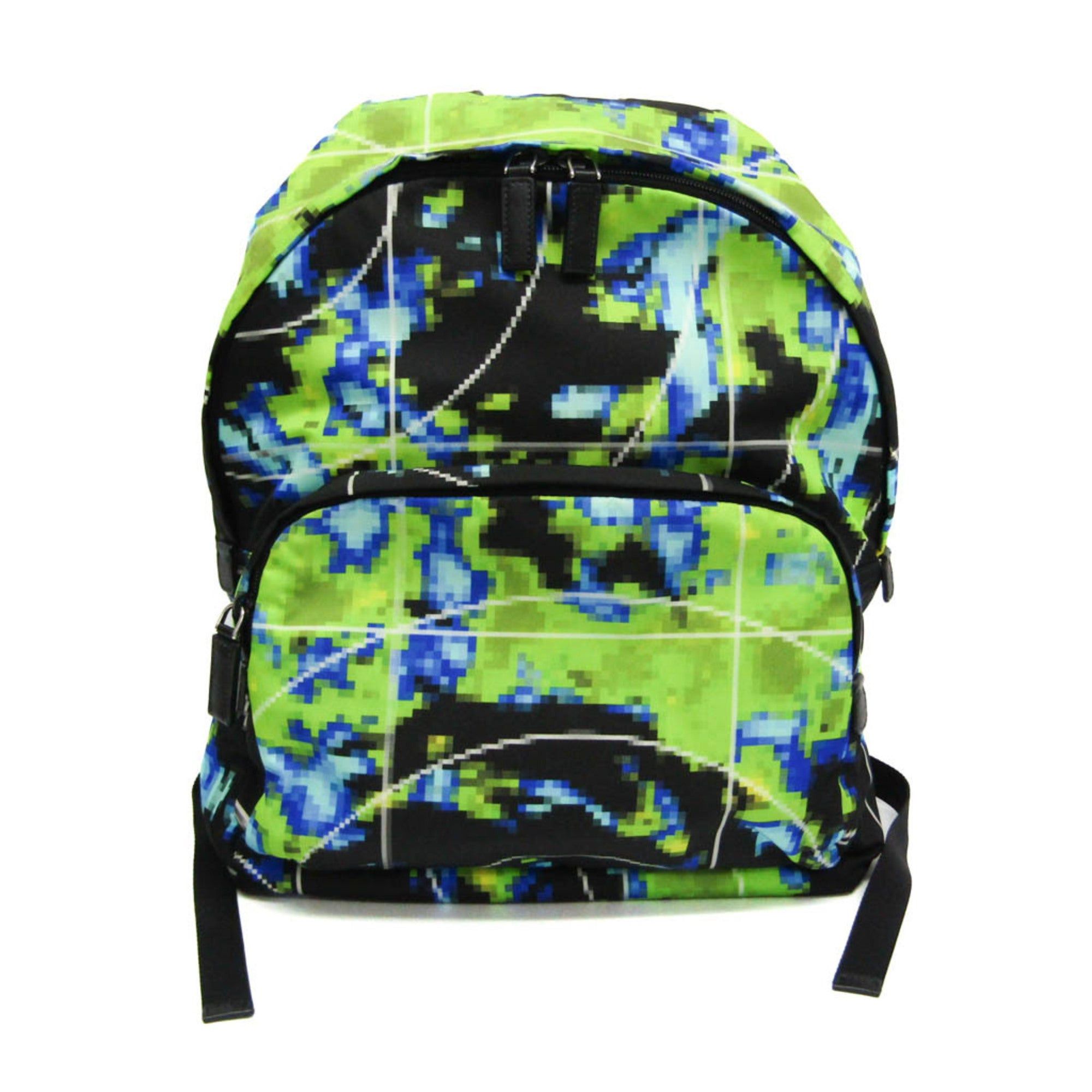 image of Prada Radar 2Vz066 Women,men Nylon Backpack Black,green, Women's