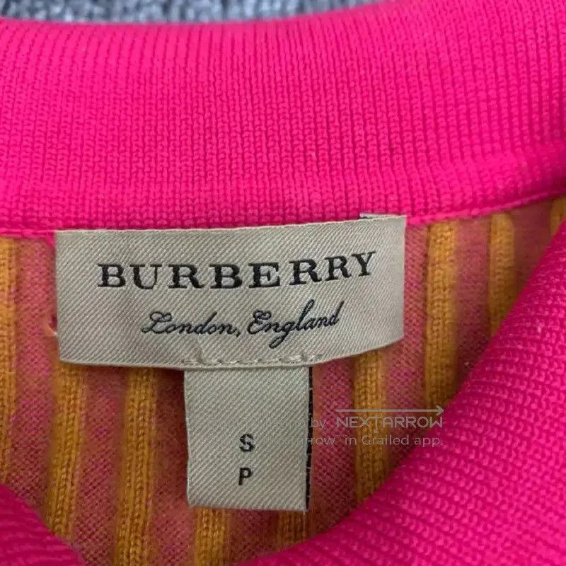 Burberry Burberry Yellow Cotton T-Shirt for Women. Size S / US 4 / IT 40 - 6 Thumbnail