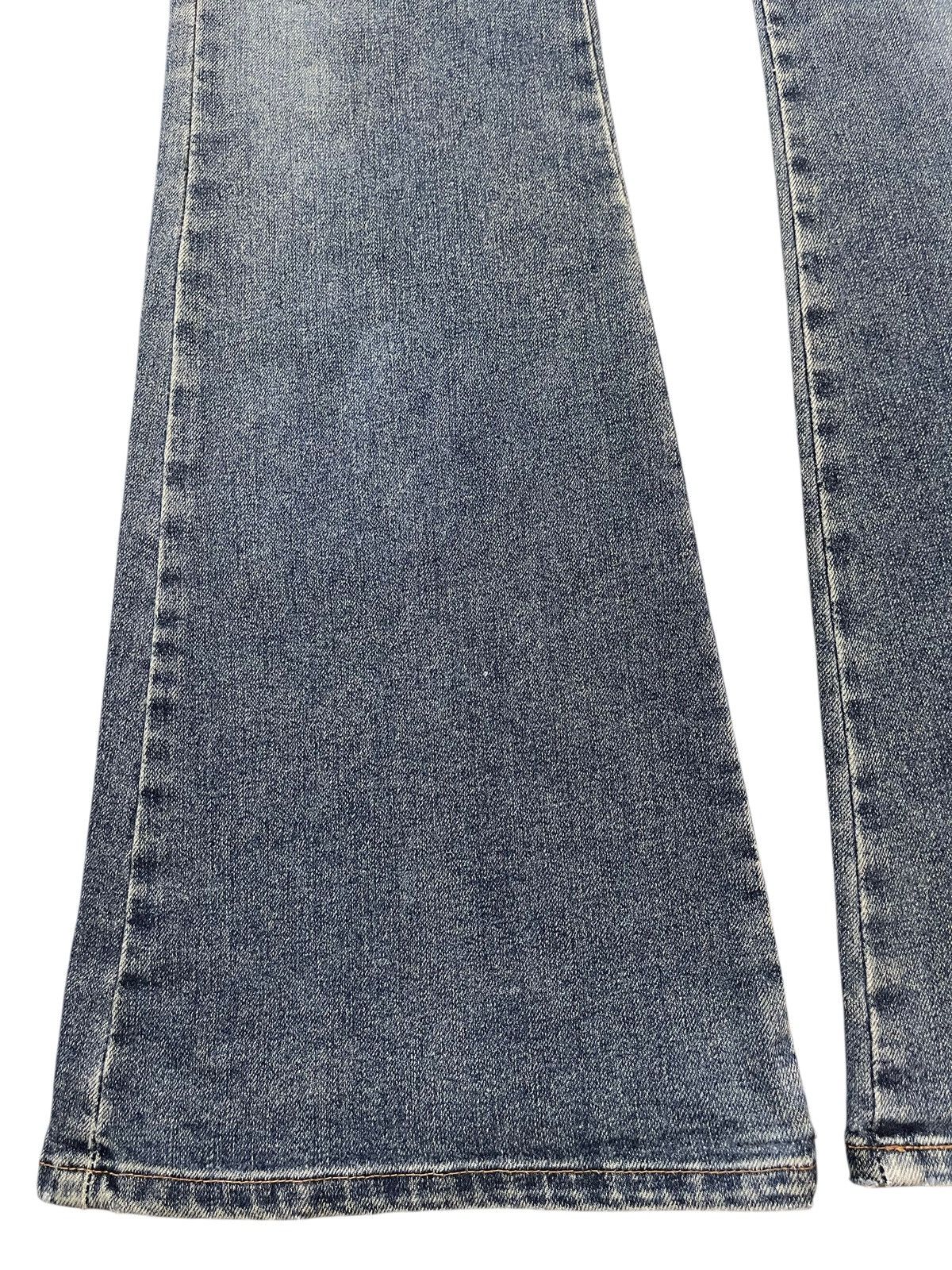 Hysteric Glamour Vintage Japanese Brand Blue Faded Wash Style Flared Wide Leg Size US 31 - 7 Thumbnail