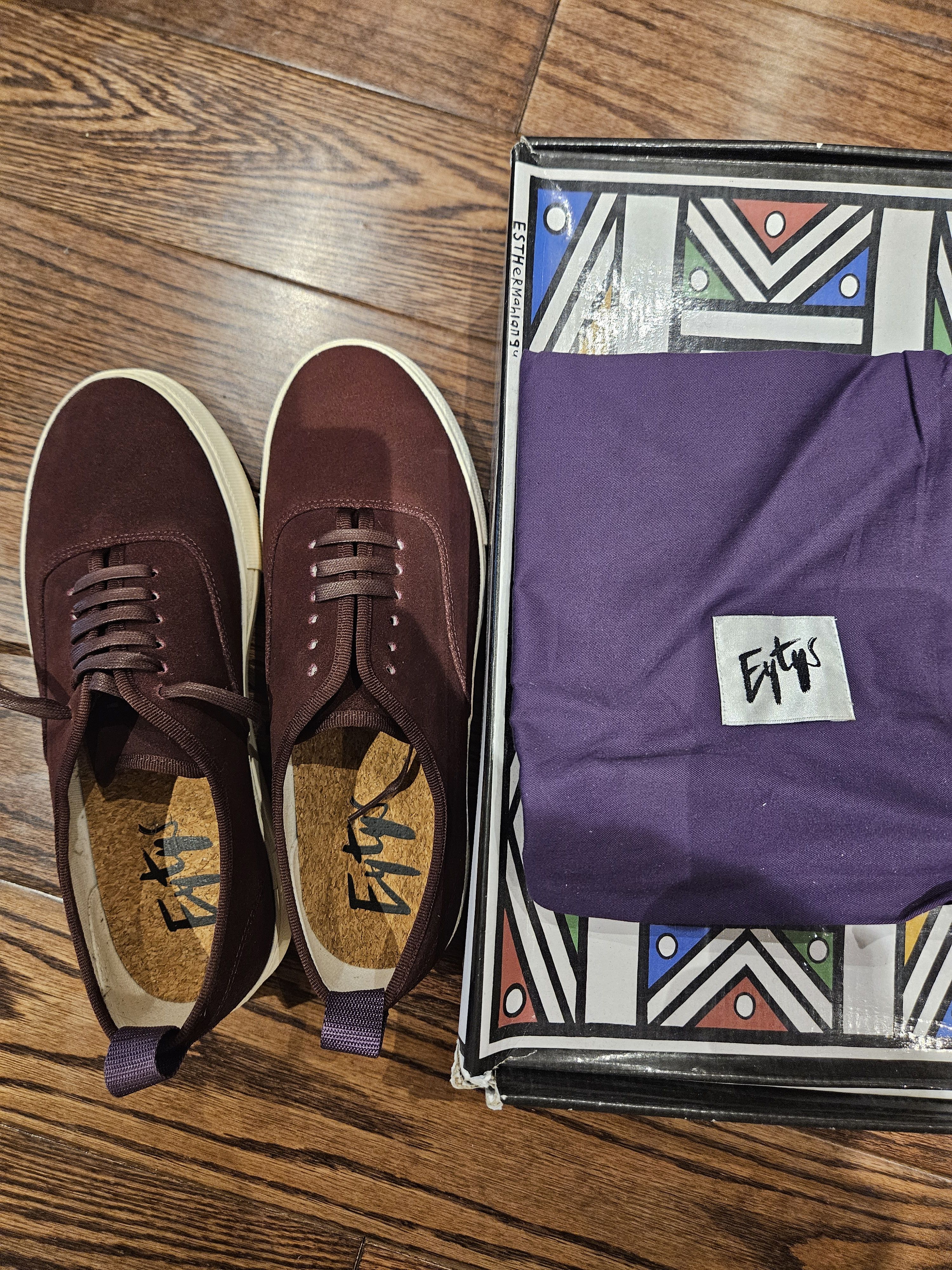 Eytys (80% OFF STORE CLOSURE) Eytys Oxblood Suede Sneakers Sz 7 Size US 7 / EU 40 - 5 Thumbnail