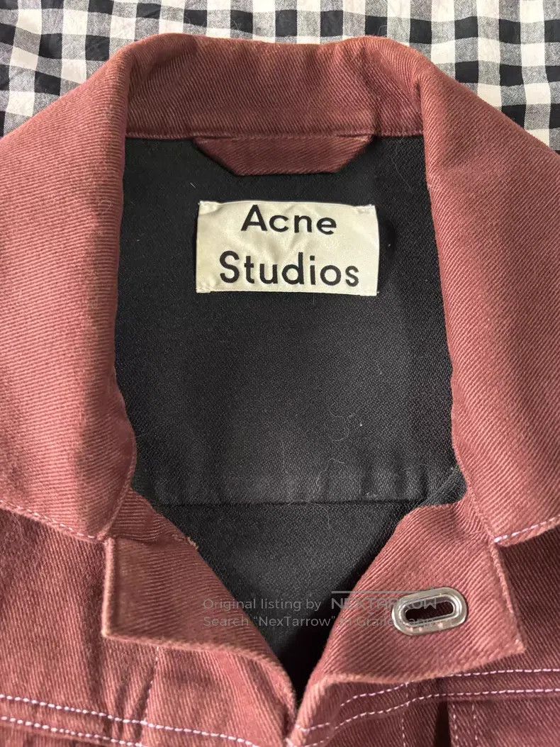 Acne Studios Acne Studios Brick Red Smile Sweatshirt, Classic Style, Un Size US M / EU 48-50 / 2 - 2 Thumbnail