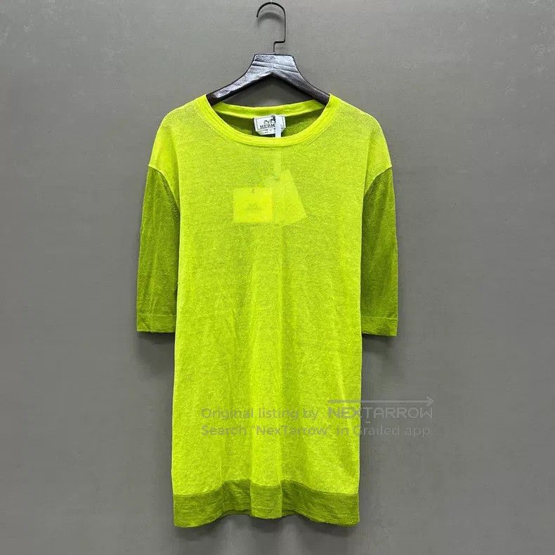 Hermes Hermes Colorblock Mixed Fabric Knit Short Sleeve Size US M / EU 48-50 / 2 - 1 Thumbnail