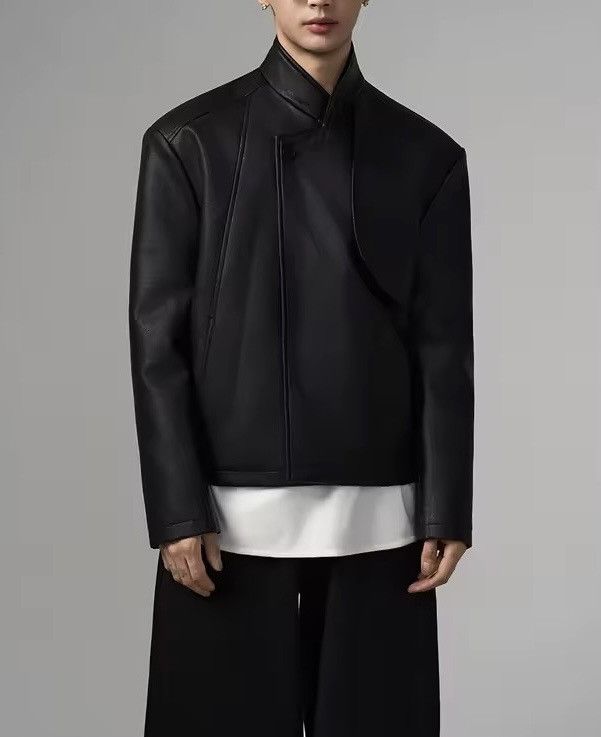 Leather Designer PU Leather Casual Streetwear Jacket Size US L / EU 52-54 / 3 - 1 Thumbnail