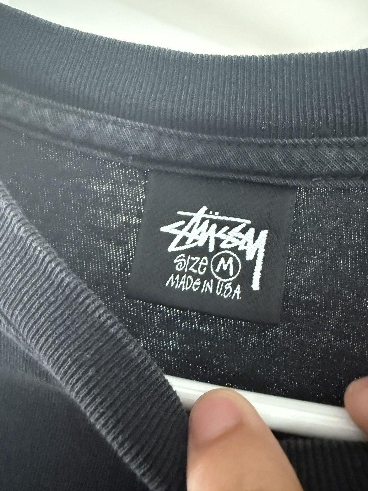 Stussy Stüssy Oval Logo Tee - Black/Green Size US M / EU 48-50 / 2 - 3 Thumbnail