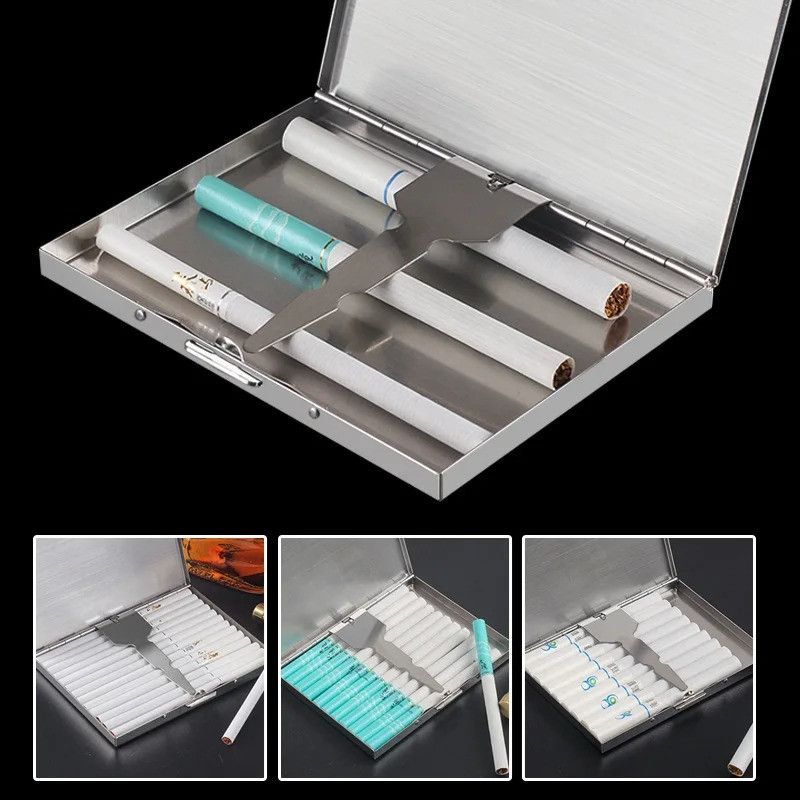 Other Cigarette Box Storage Case Portable Gift For Him Size ONE SIZE - 4 Thumbnail