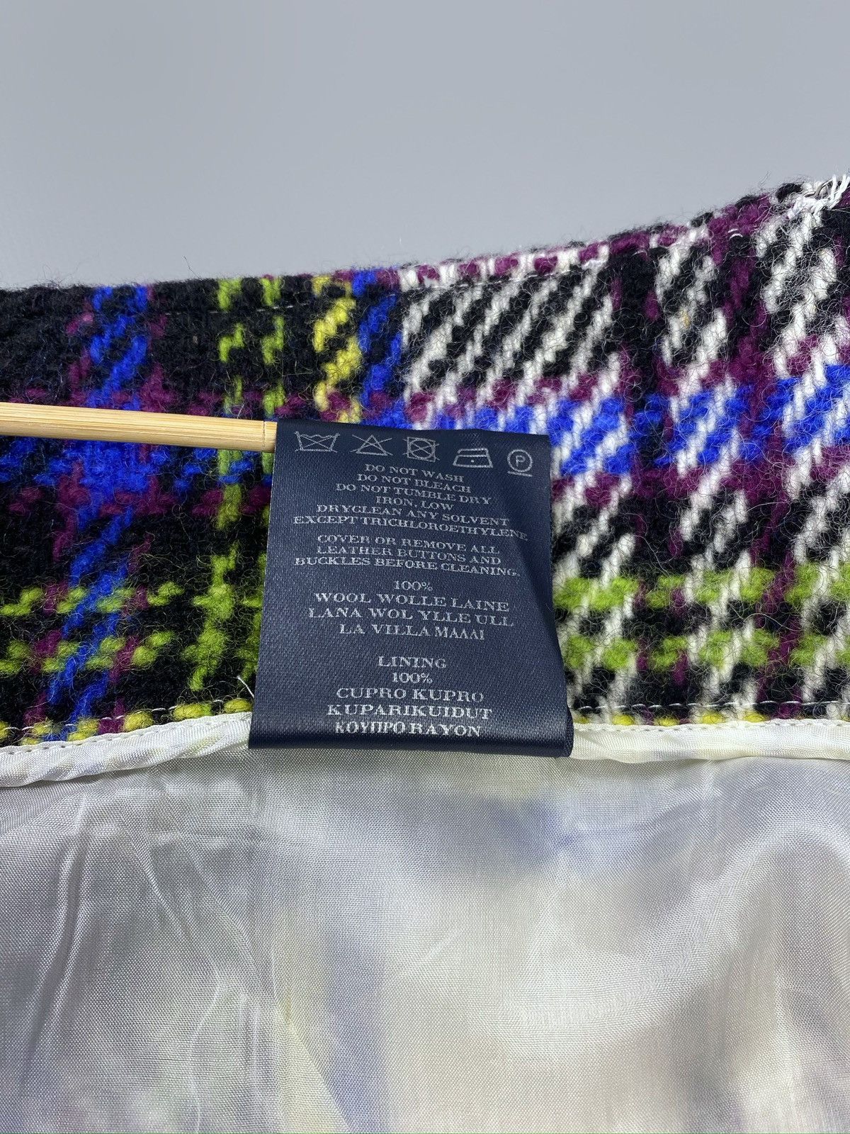 Burberry Vintage Burberry Nova Check Plaid Tweed Skirt UK 10 US 8 Size 28" / US 6 / IT 42 - 12 Thumbnail