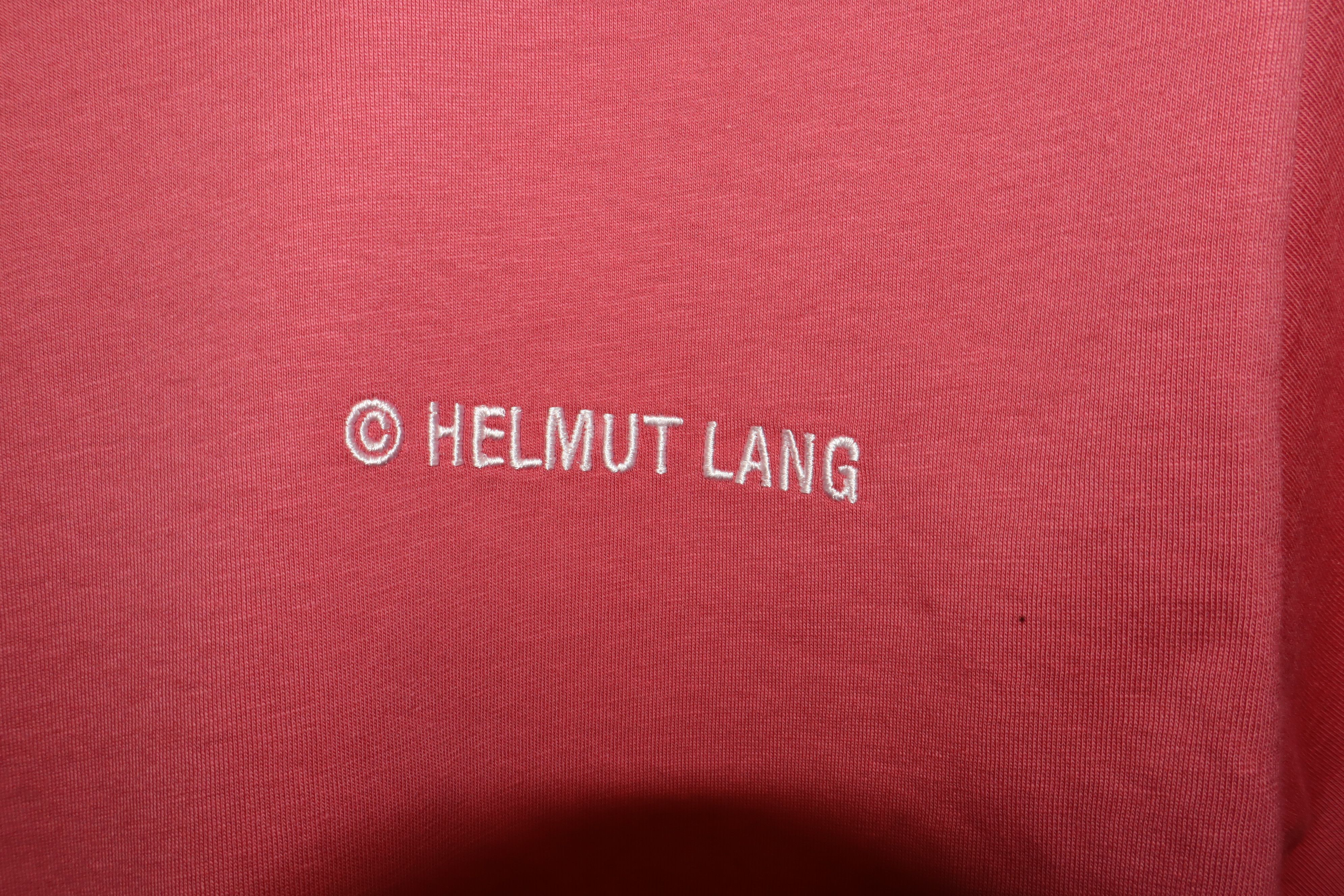 Helmut Lang Embroidered logo t-shirt Size M / US 6-8 / IT 42-44 - 2 Thumbnail