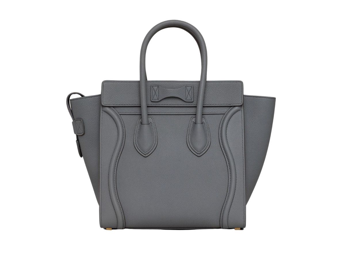 Celine o1w1db10426 Size: OS/Micro Luggage Handbag in Dark Grey Size ONE SIZE - 2 Thumbnail