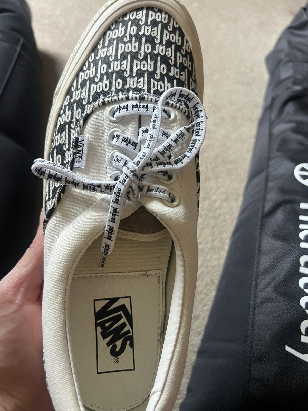 Fear of God × Vans Vans Fear of God Era 95 DX Marshmallow & Black size 10 Size US 10 / EU 43 - 9 Thumbnail