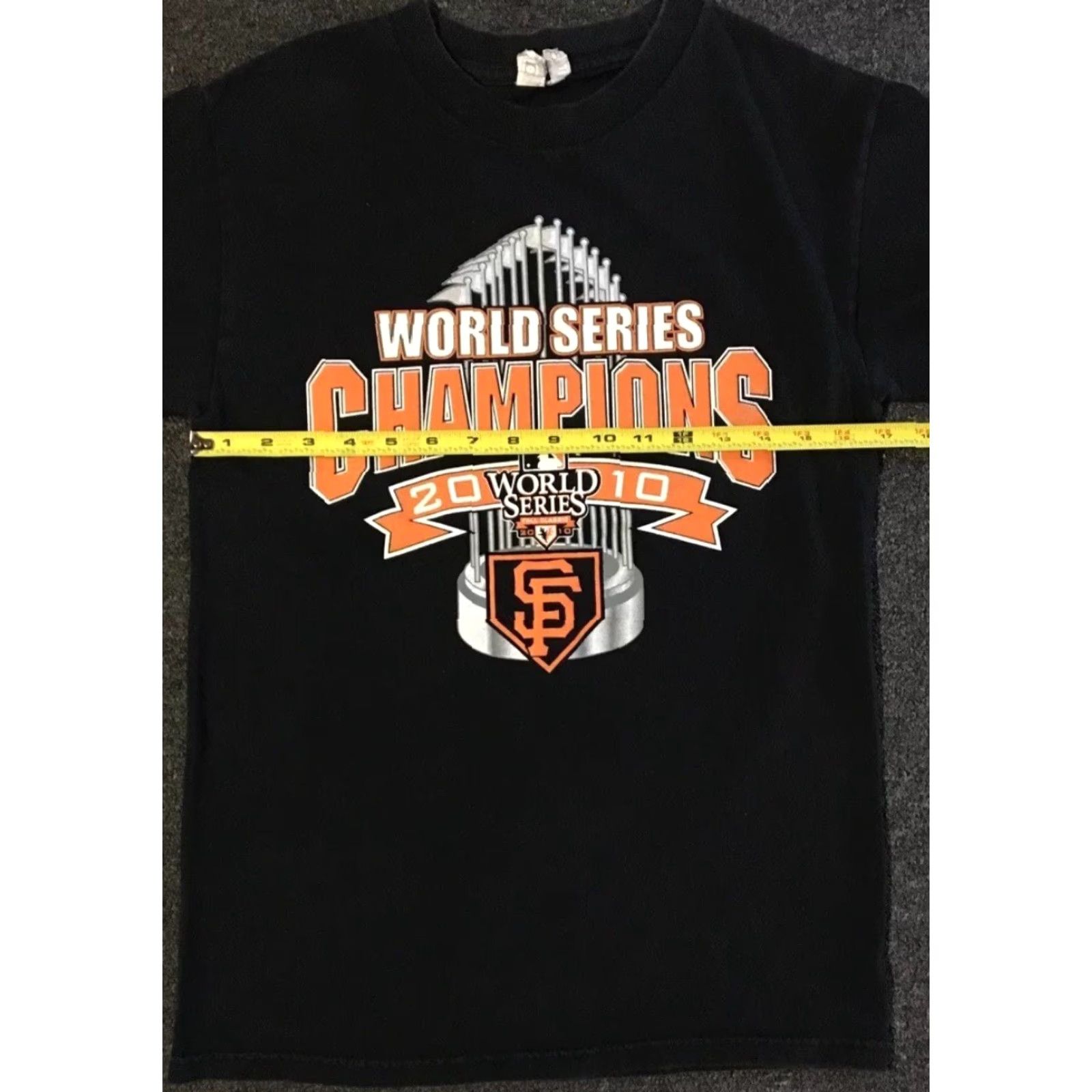 Vintage VINTAGE 2010 SF Giants World Series Champs Eddie Renteria AOP Shirt S Baseball Grunge Size US S / EU 44-46 / 1 - 7 Thumbnail