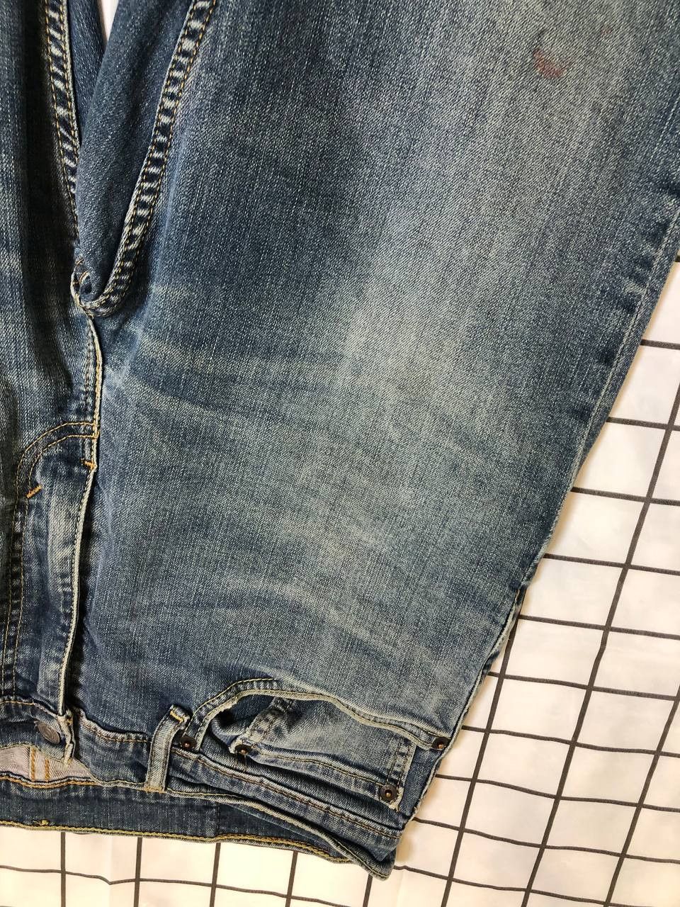 Levi's Levis 514 MENS Jeans Blue Distressed Slim Fit Straight Leg Size US 34 / EU 50 - 6 Thumbnail
