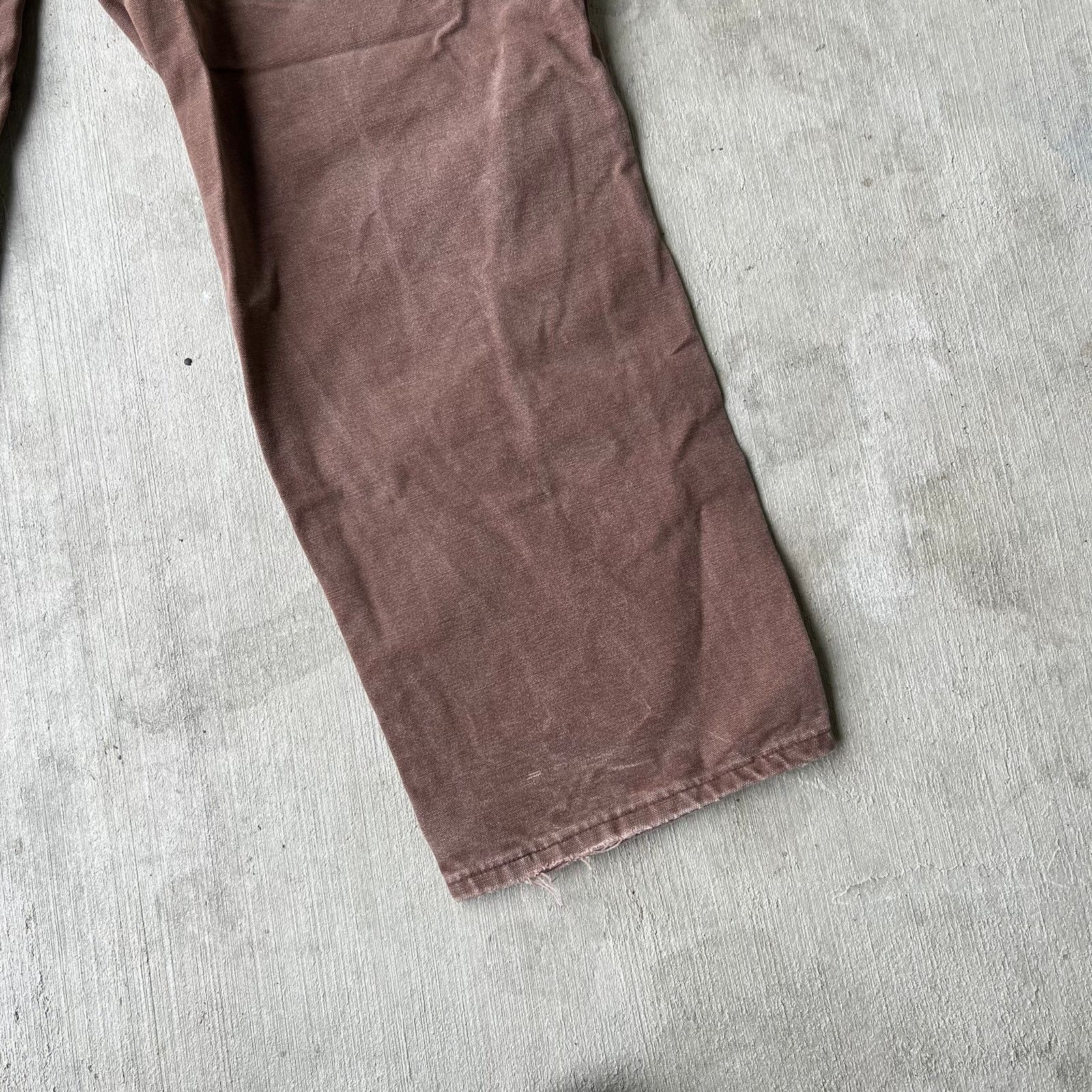 Carhartt × Vintage Vintage Y2K Carhartt B136 CHT brown double knee work pants Size US 39 - 7 Thumbnail