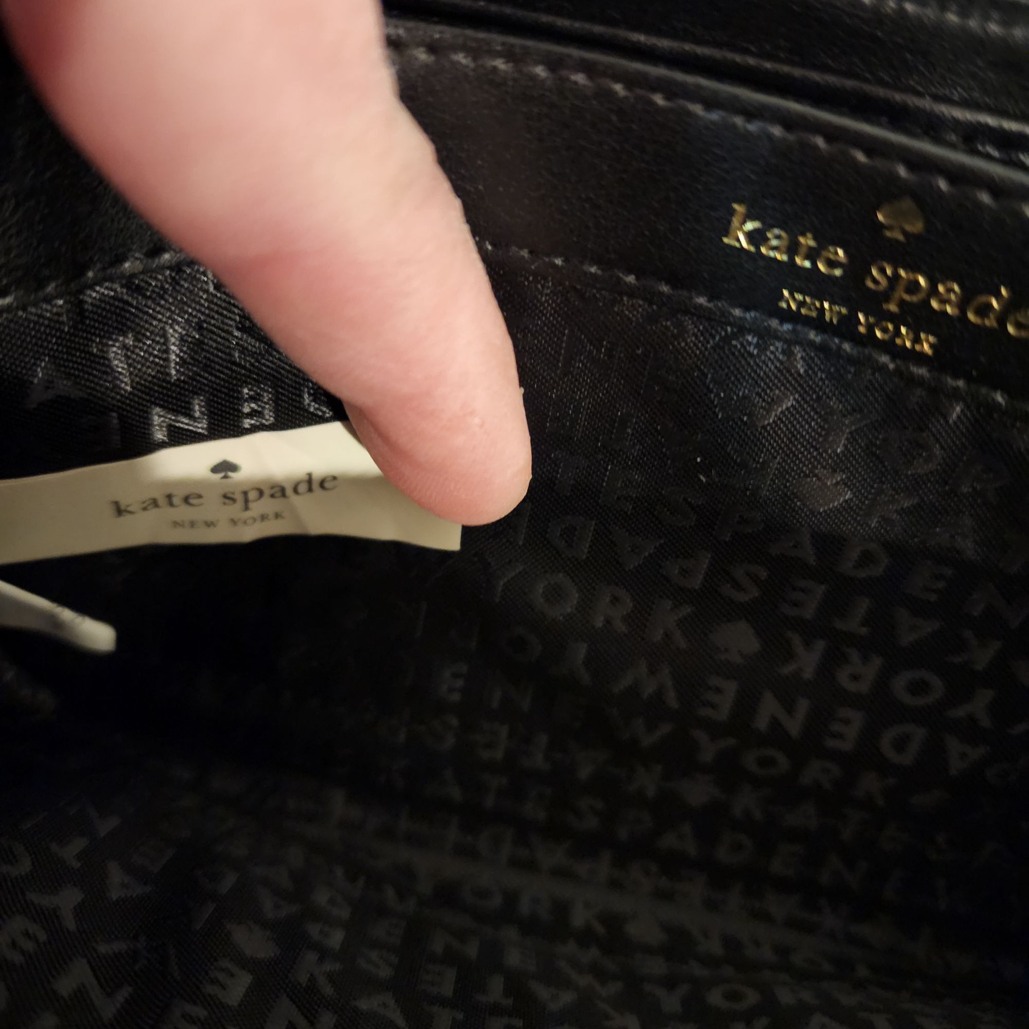 Kate Spade Kate Spade Black and White Striped Wallet tri compartments Size ONE SIZE - 7 Thumbnail