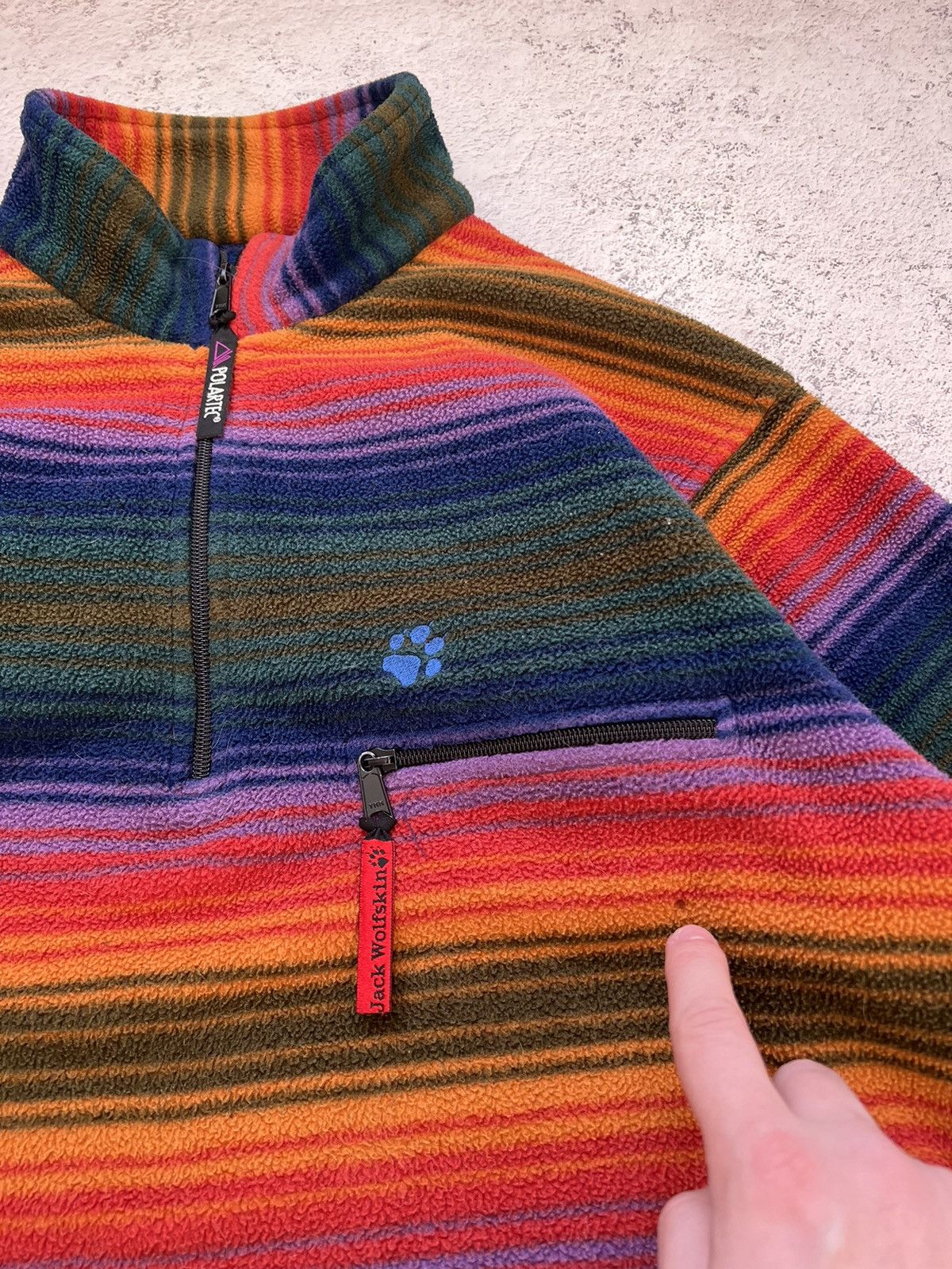 Jack Wolfskin × Vintage Vintage 90s Jack Wolfskin Polartec Fleece Jacket Oversize Size US M / EU 48-50 / 2 - 4 Thumbnail