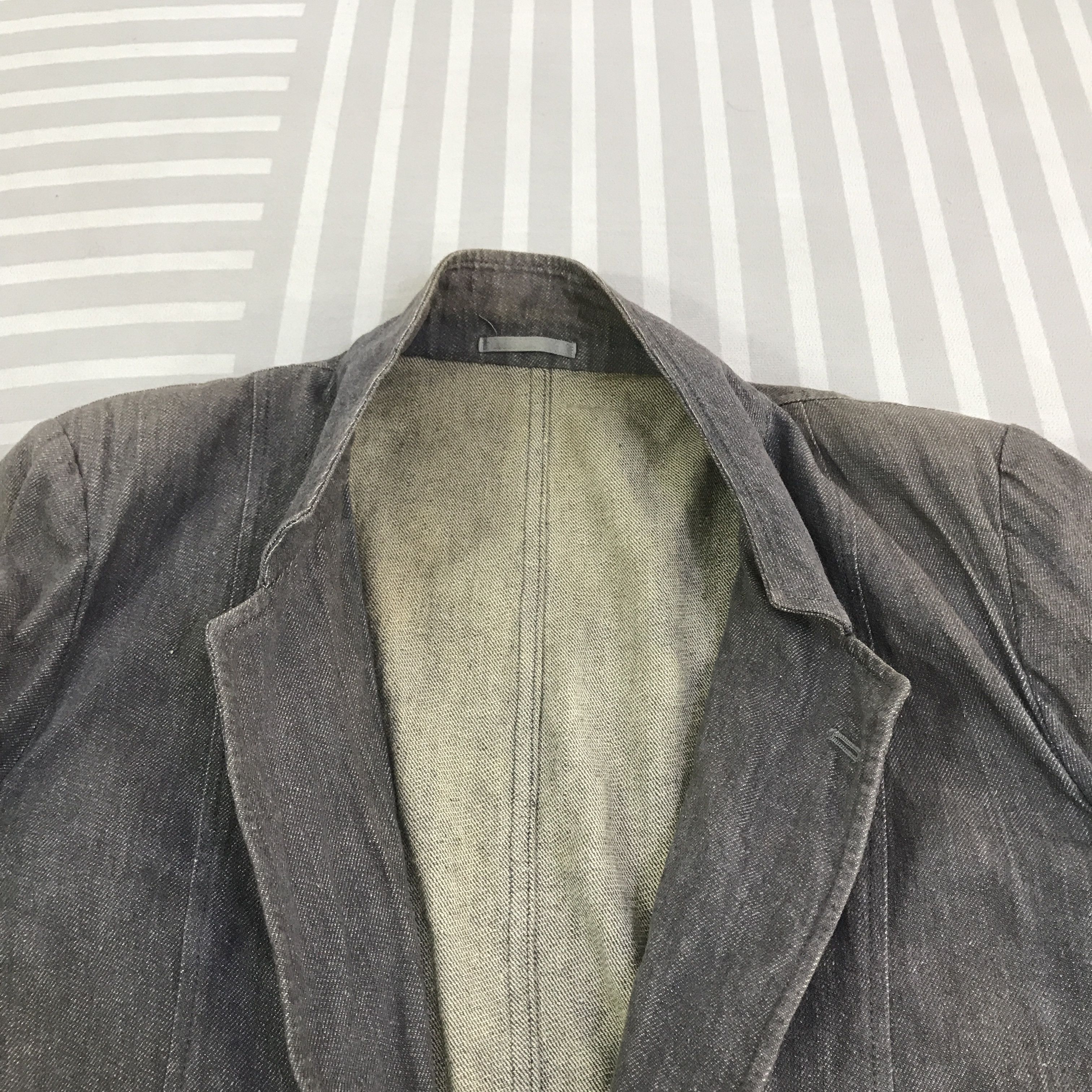 Comme des Garcons Homme Vintage Comme Des Garcons Homme Faded Jacket K115B1 Size US S / EU 44-46 / 1 - 5 Thumbnail