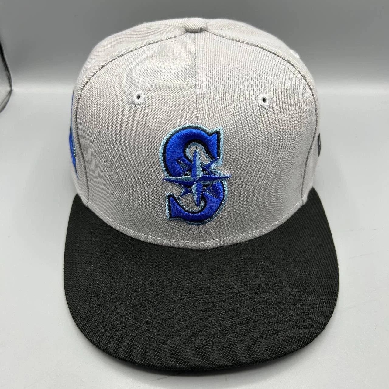 New Era Seattle Mariners Hat Men 7 3/8 59Fifty New Era MLB Fitted Size ONE SIZE - 1 Thumbnail