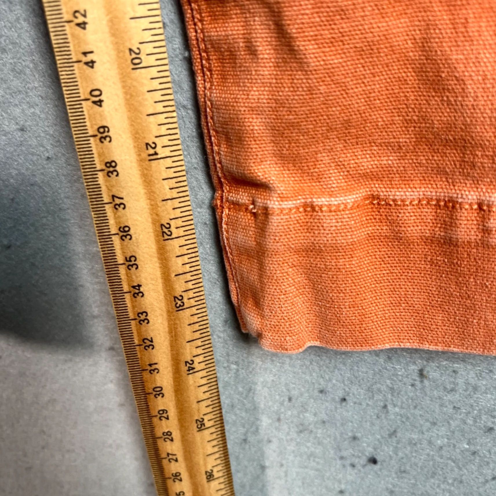Madewell Madewell Jeans Adult Women 26 Orange High-Rise Straight-Leg Cotton Blend Size 26" / US 2 / IT 38 - 7 Thumbnail