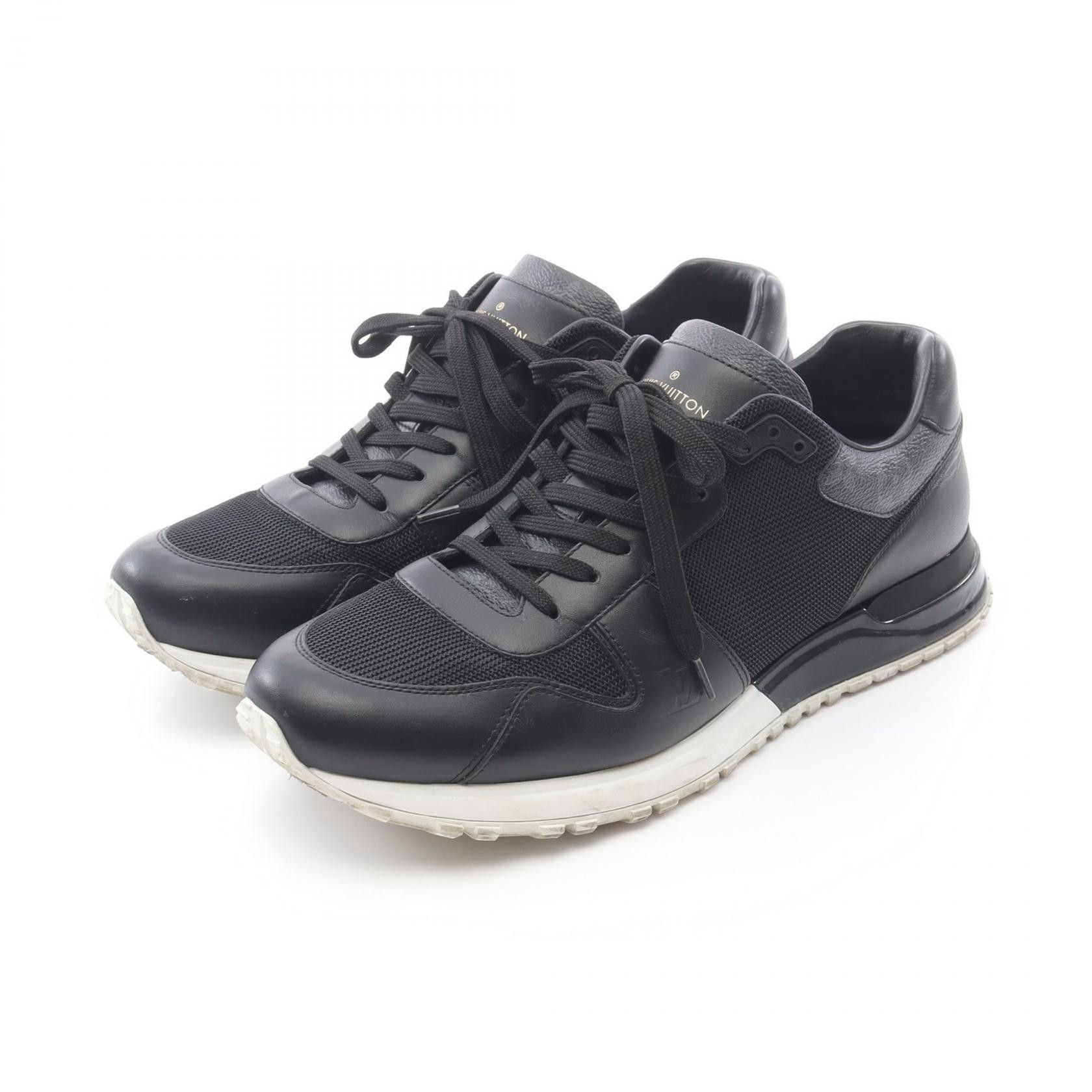 Louis Vuitton Louis Vuitton Louis Vuitton Run Away Line Monogram Leather Canvas Sneakers Canvas Shoes Size ONE SIZE - 1 Thumbnail