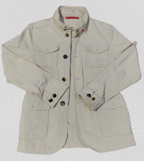Isaia ISAIA NAPOLI Beige Field Jacket Size S / US 4 / IT 40 - 1 Thumbnail