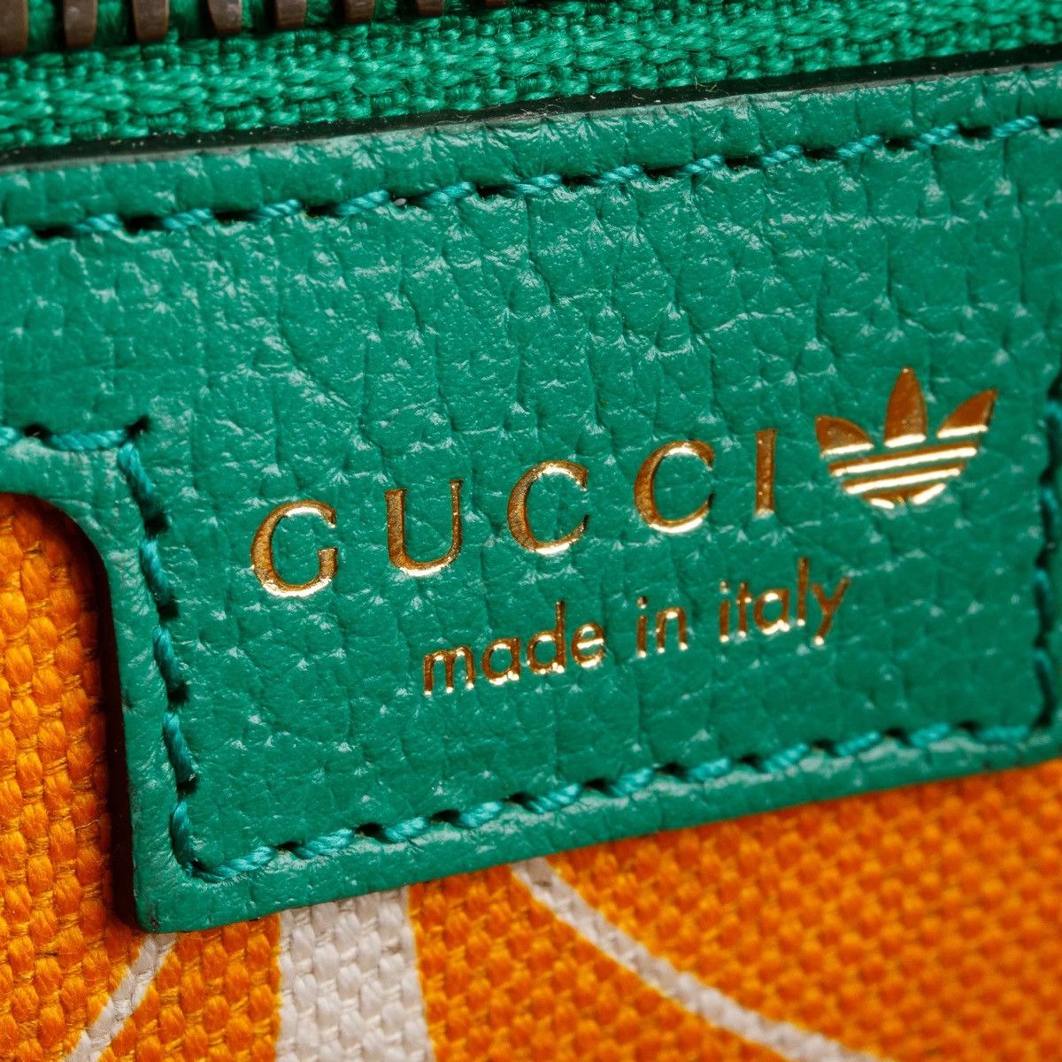 Gucci GUCCI x Adidas Green Calfskin Leather Trefoil Logo Belt Bag Size ONE SIZE - 7 Thumbnail