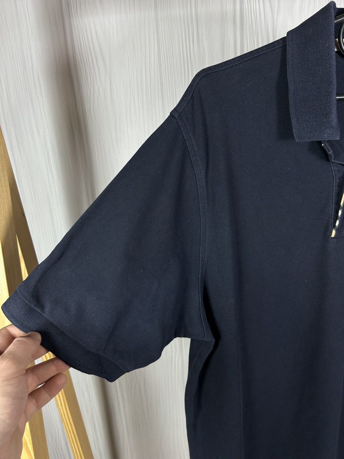 Burberry Burberry London Dark Blue Polo Shirt Size M Size US M / EU 48-50 / 2 - 6 Thumbnail