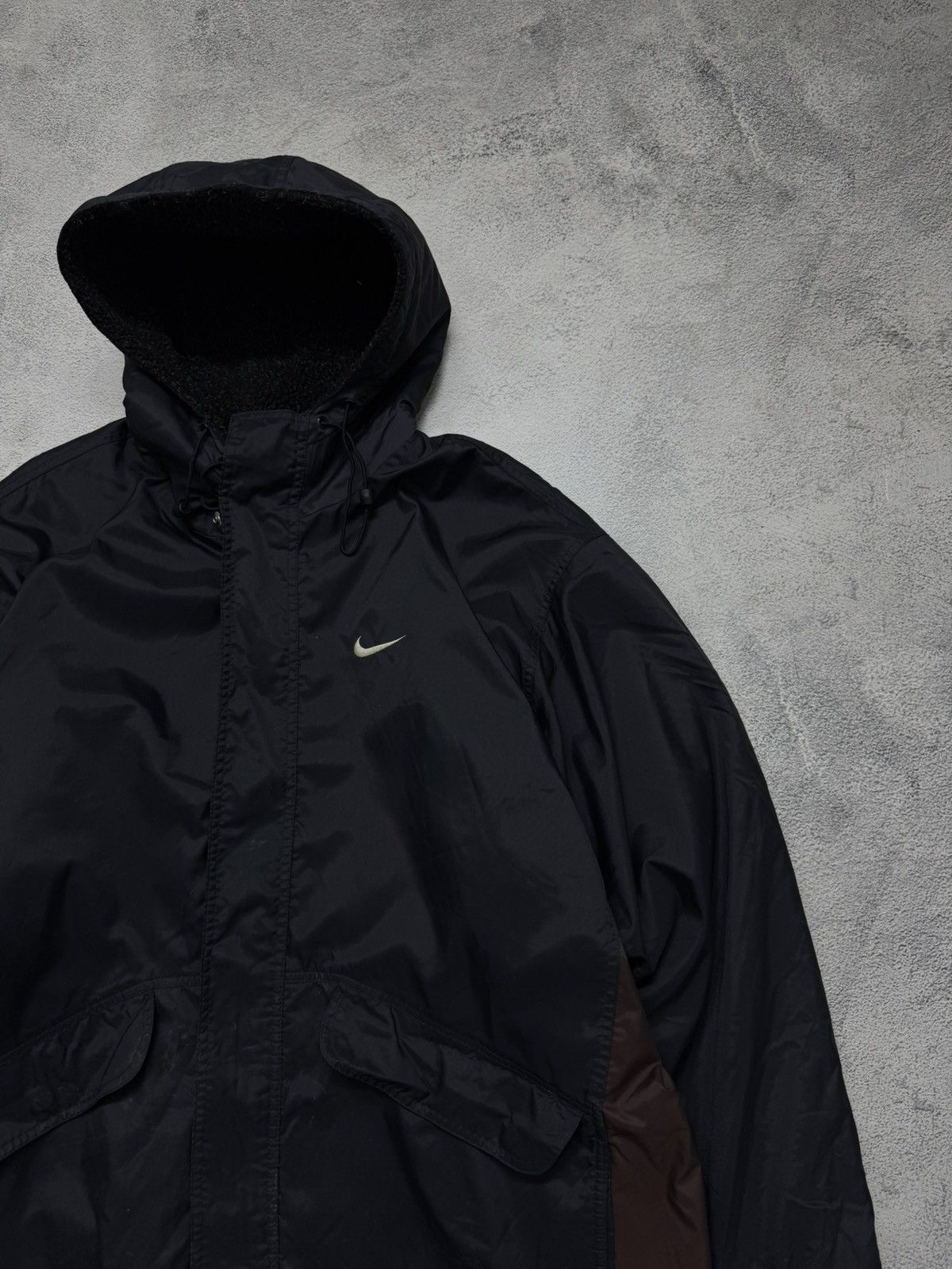 Nike Vintage Y2k Nike Nylon Swoosh Jacket 00’s Size US L / EU 52-54 / 3 - 5 Thumbnail