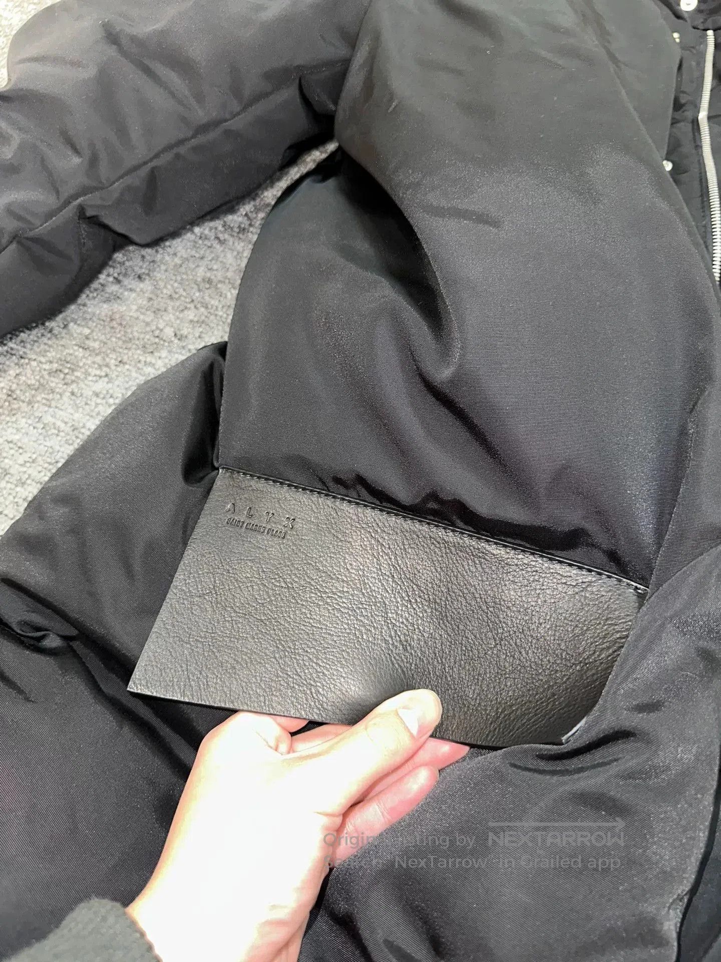 1017 ALYX 9SM alyx long down jacket with leather accents. Size US XL / EU 56 / 4 - 5 Thumbnail
