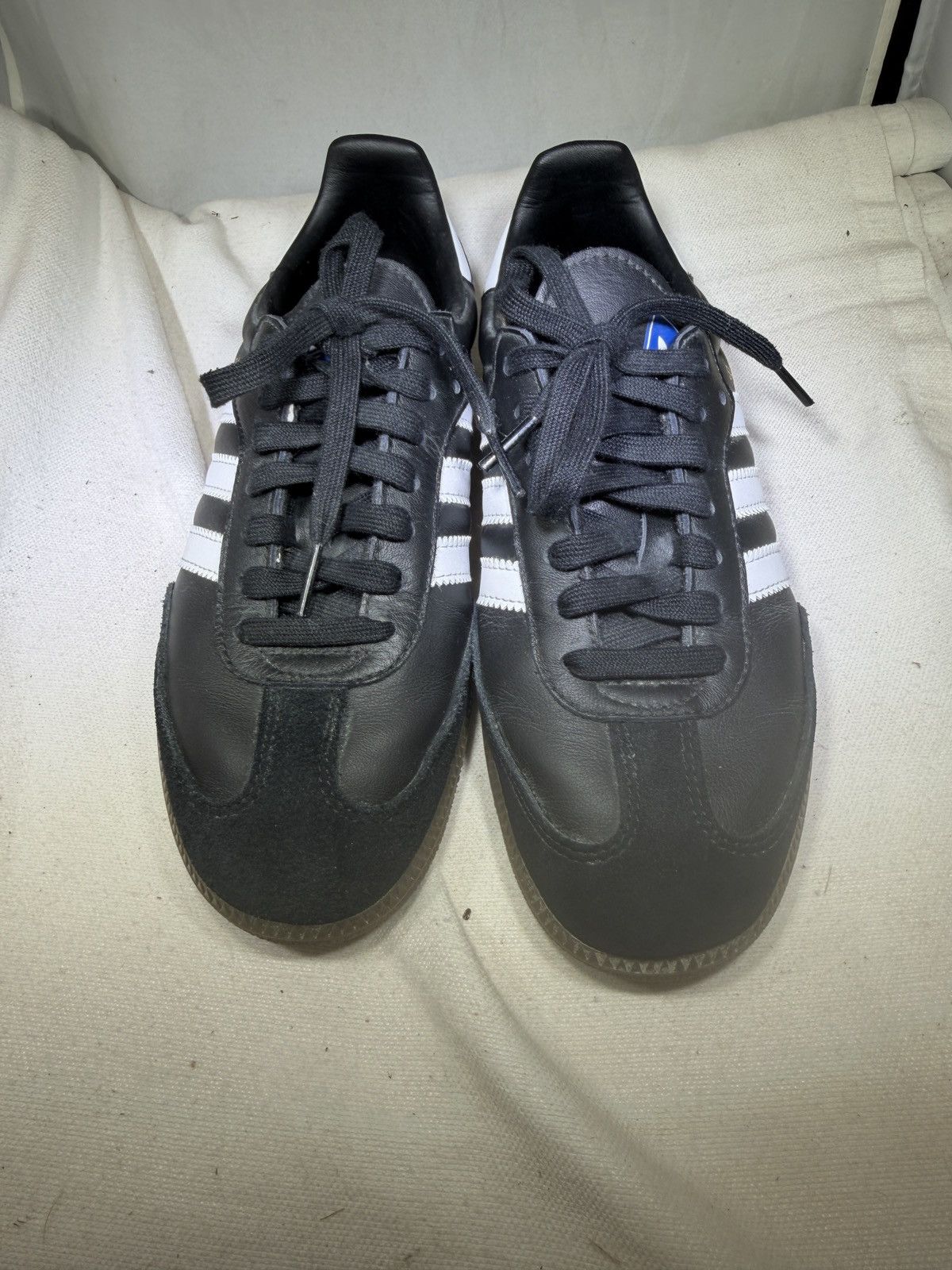 Adidas Adidas Originals Samba OG Men's 7 Shoes Black-White B75807 Size US 7 / EU 40 - 2 Thumbnail