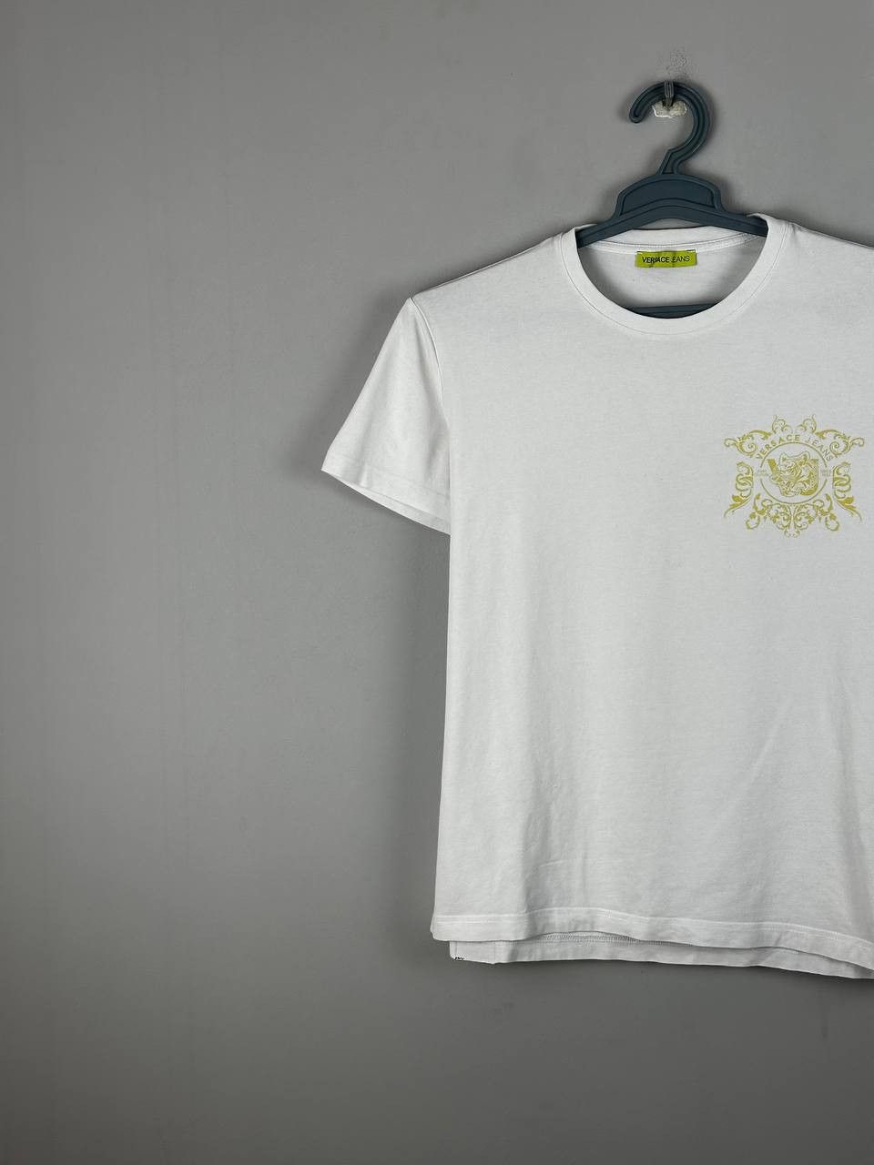 Versace Jeans Couture Versace Jeans Couture Luxury White Logo T Shirt Size US M / EU 48-50 / 2 - 2 Thumbnail