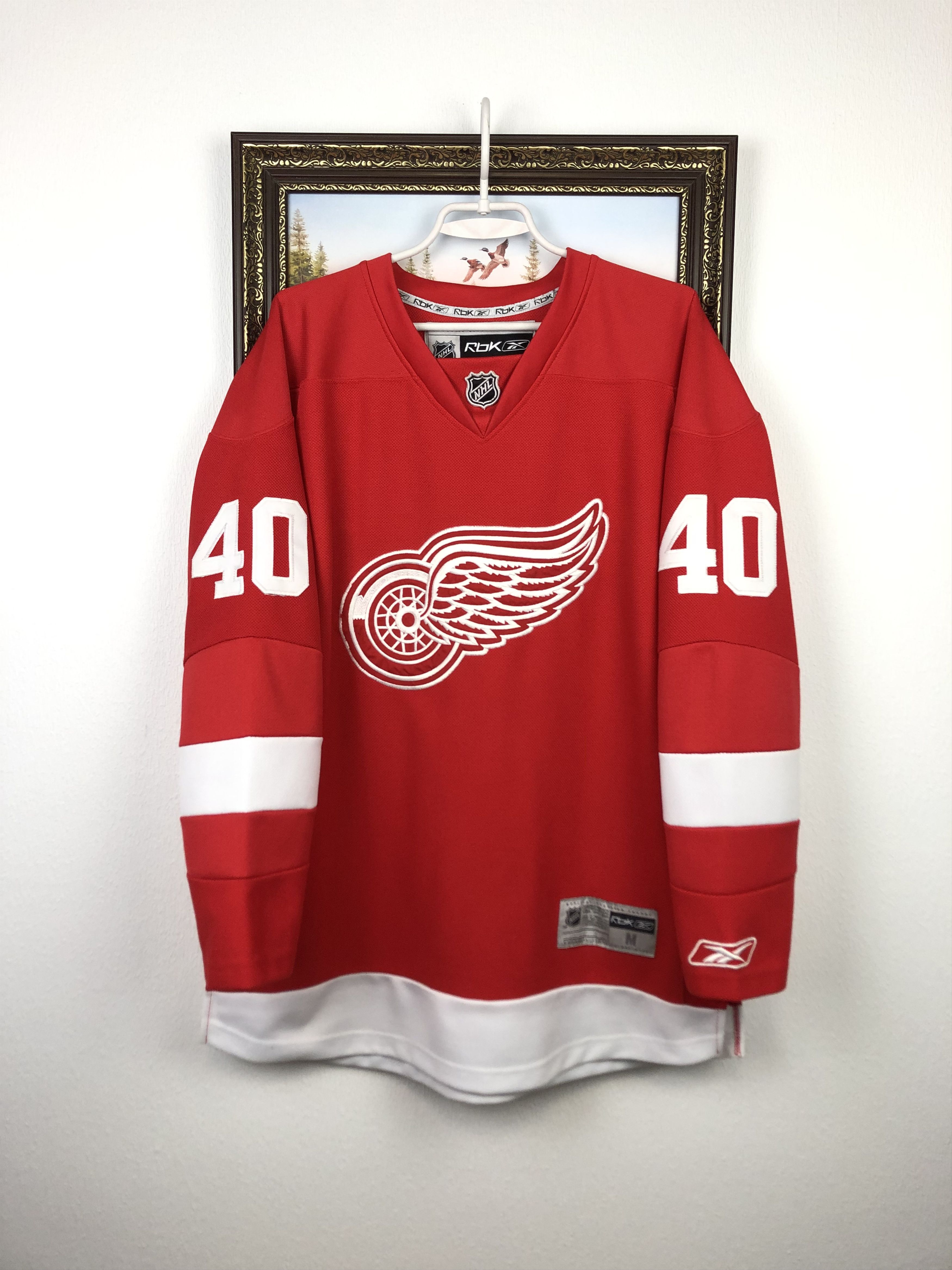 Reebok × Vintage Henrik Zetterberg Reebok Detroit Red Wings Jersey NHL Shirt Size US M / EU 48-50 / 2 - 3 Thumbnail