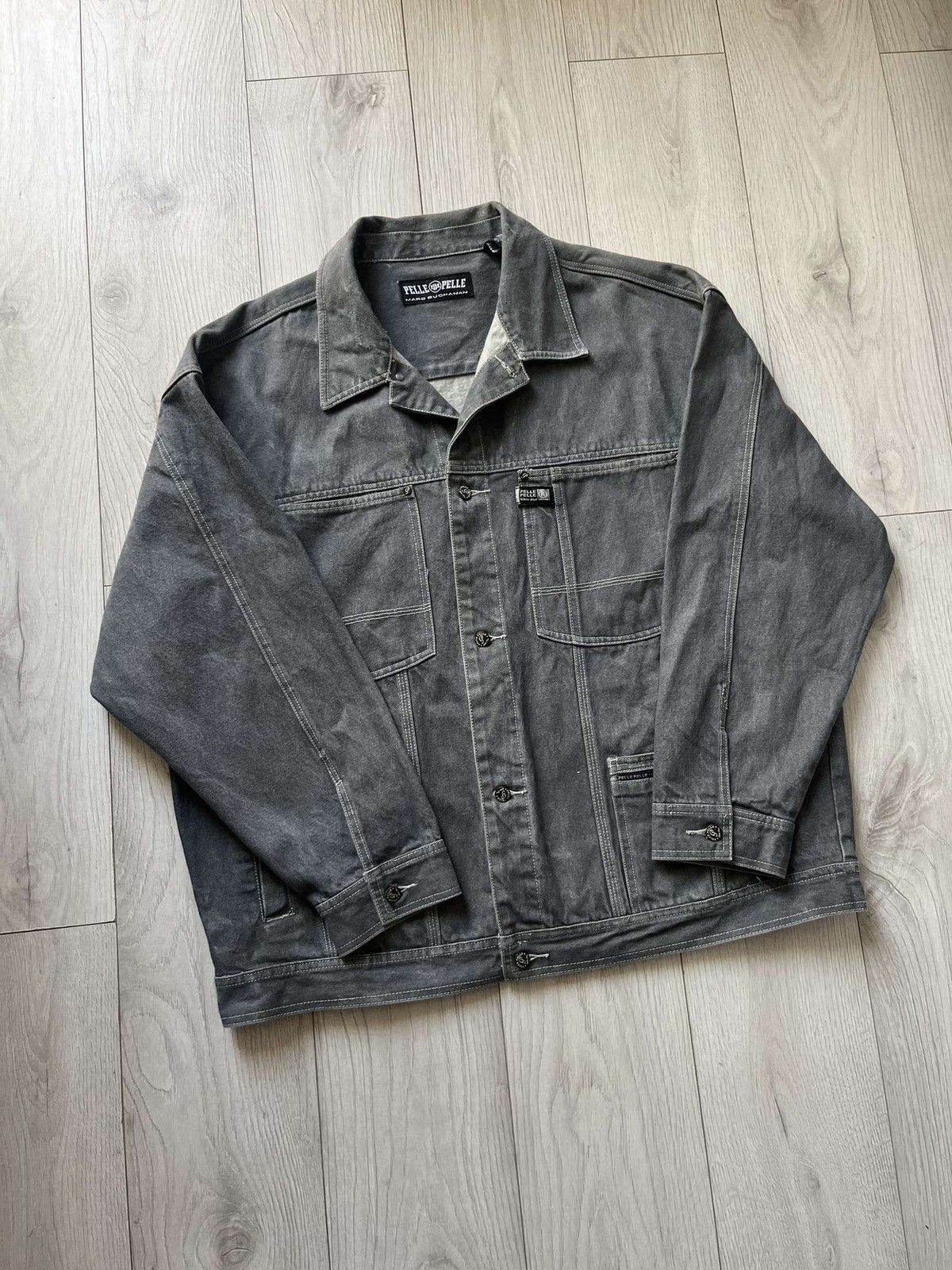 Vintage Pelle buy Pelle jean jacket twisted