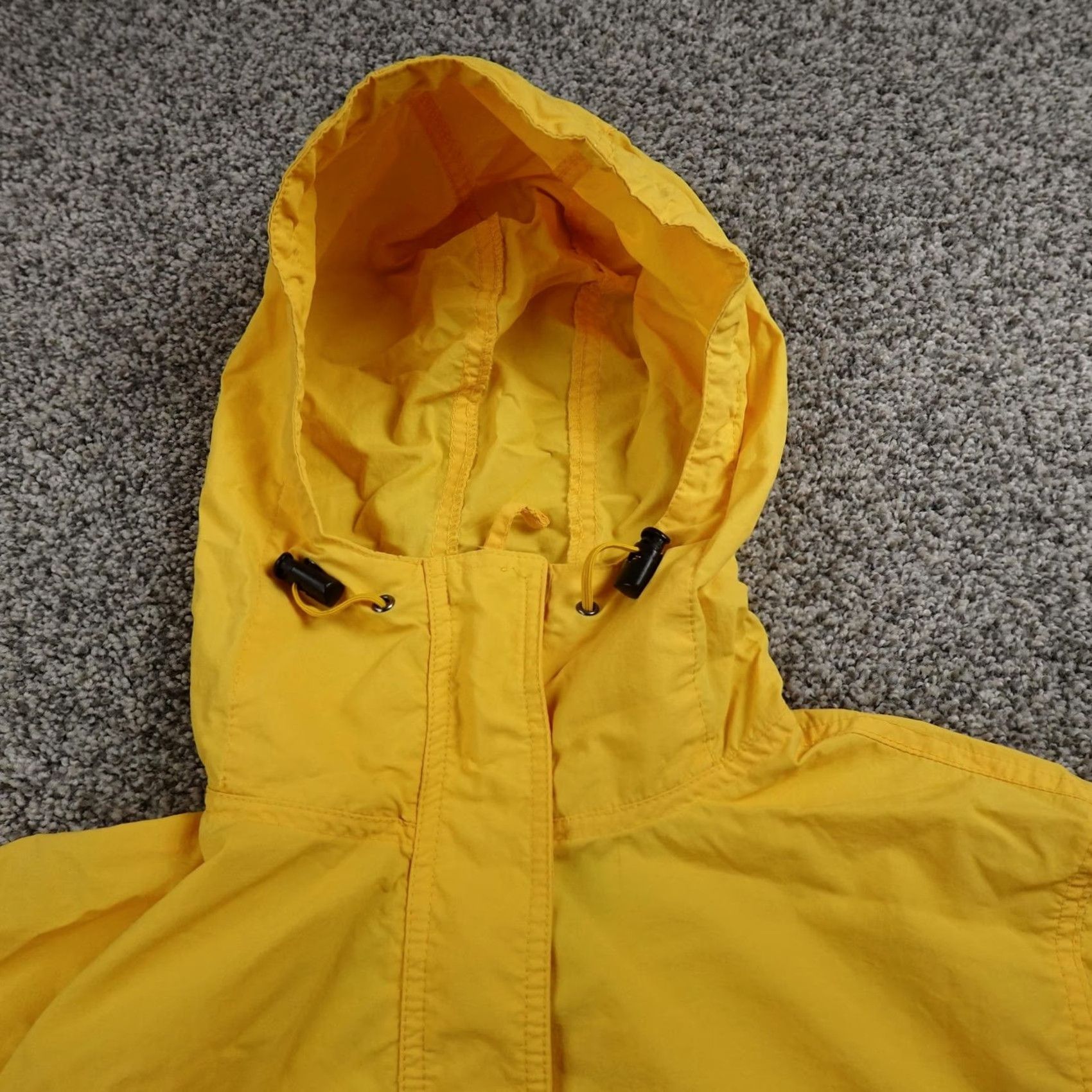 Vintage VINTAGE LL Bean Jacket Womens S Yellow Hooded Anorak Windbreaker Pullover Rain Coat Jacket/Coat Size S / US 4 / IT 40 - 3 Thumbnail