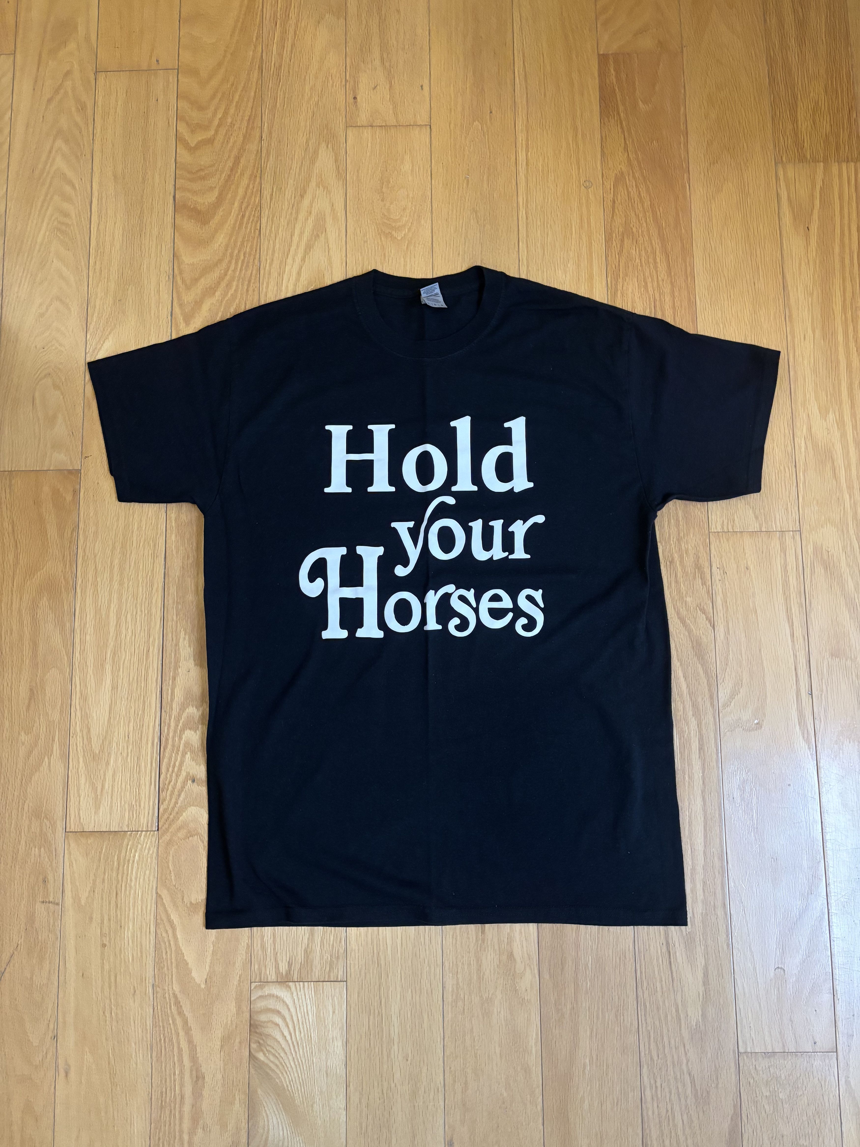 Vintage Vintage Hold Your Horses T Shirt L Size US L / EU 52-54 / 3 - 1 Thumbnail