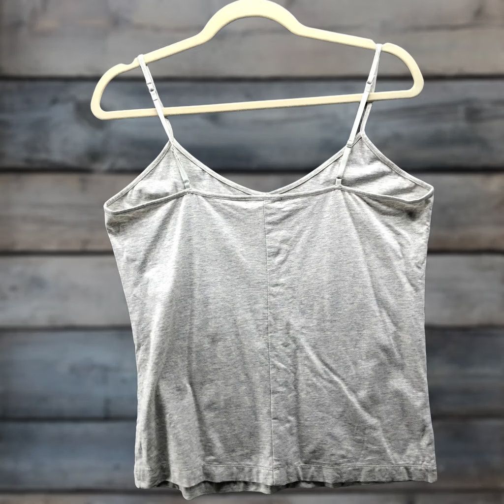 Madewell Madewell Cami Top Womens L Gray Heather V-Neck Unlined Adjustable Stretch Tank Camisole Shirt Slim Sleeveless Size L / US 10 / IT 46 - 1 Thumbnail