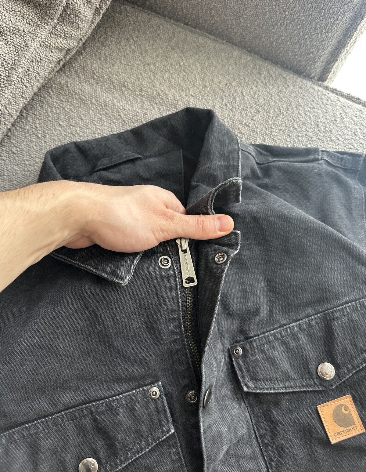 Carhartt × Vintage Vintage CARHARTT Berwick Workwear Fleece Lined Jacket 101230 Size US XL / EU 56 / 4 - 9 Thumbnail