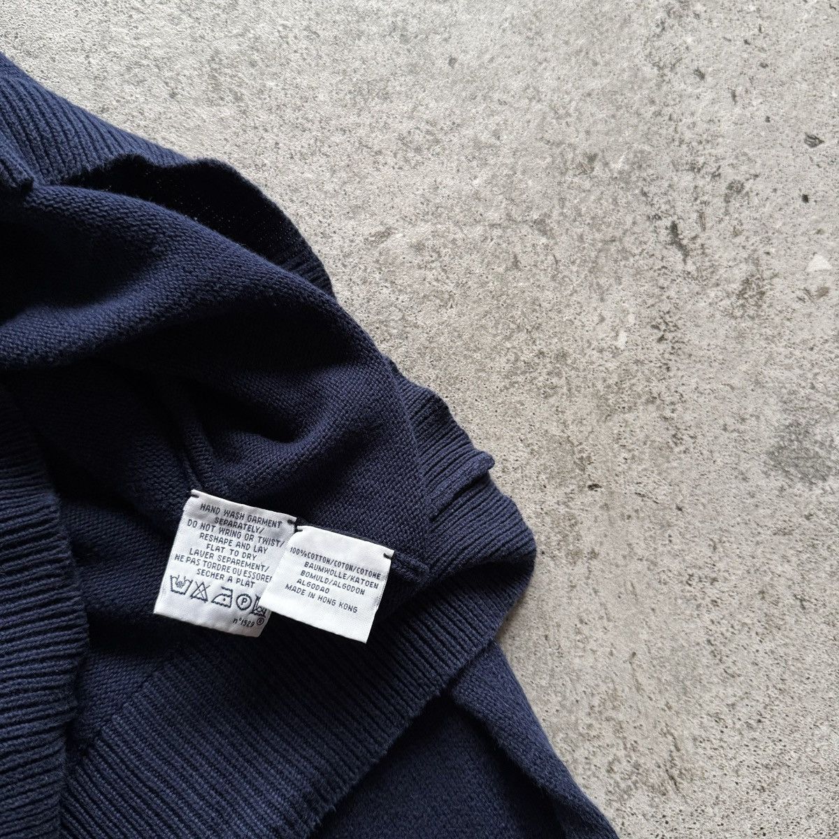 Polo Ralph Lauren Polo Ralph Lauren Vintage Navy Knit Long Sleeve Polo Sweater Size US XL / EU 56 / 4 - 5 Thumbnail
