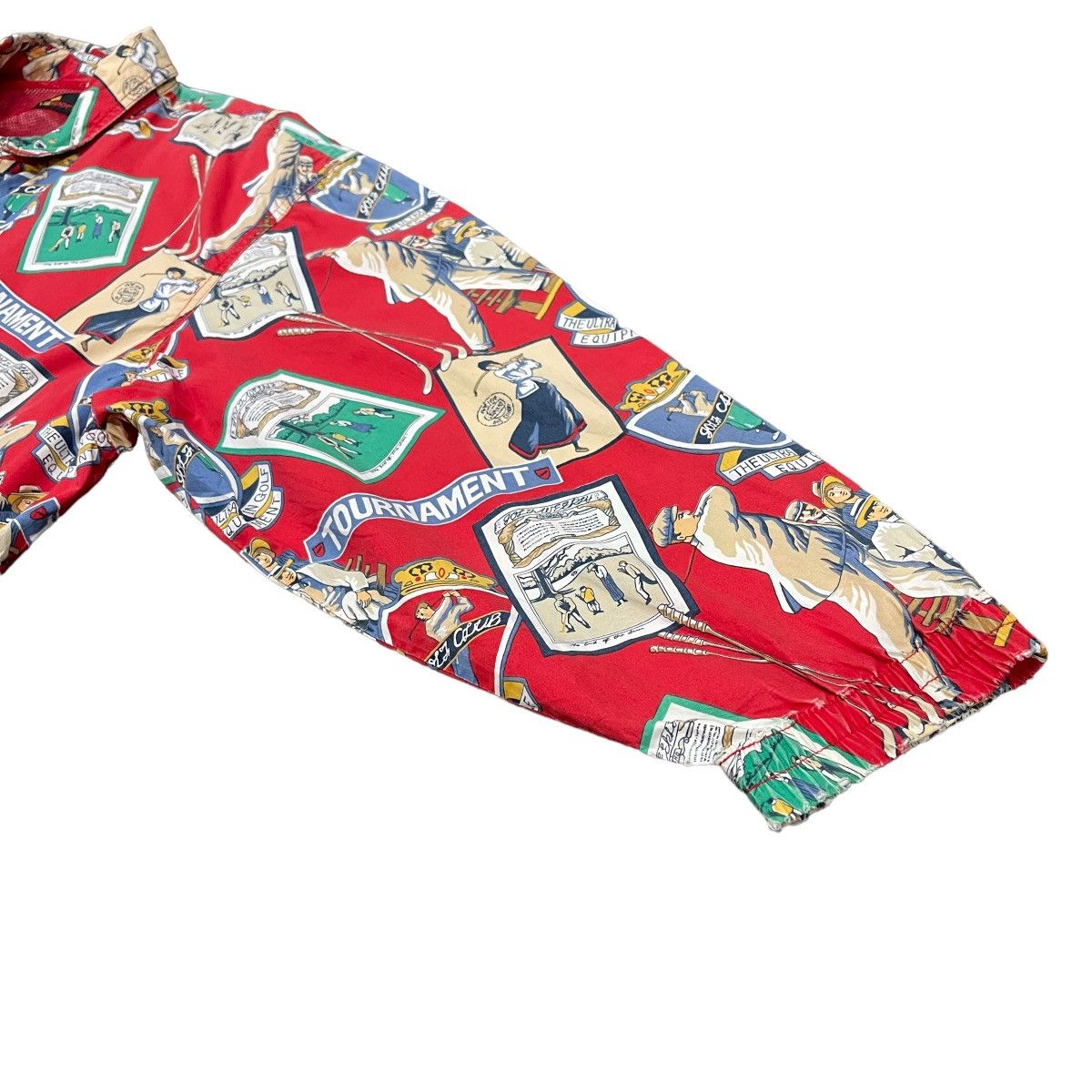 Golf le Fleur Vintage 90s Full Print Golf Tournament Zipper Light Jacket Size US M / EU 48-50 / 2 - 14 Thumbnail