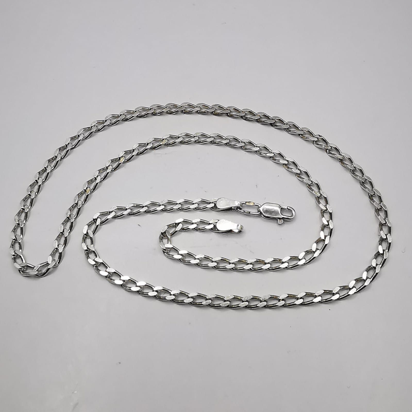 Sterling Silver Vintage Chain,925 Sterling Silver,Signed ,Handmade 11,41g Size ONE SIZE - 1 Thumbnail