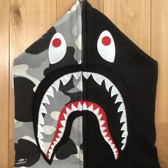 Bape × Nigo 🔥NFS limited🔥 BAPE camo Shark full zip hoodie a bathing ape Size US M / EU 48-50 / 2 - 3 Thumbnail
