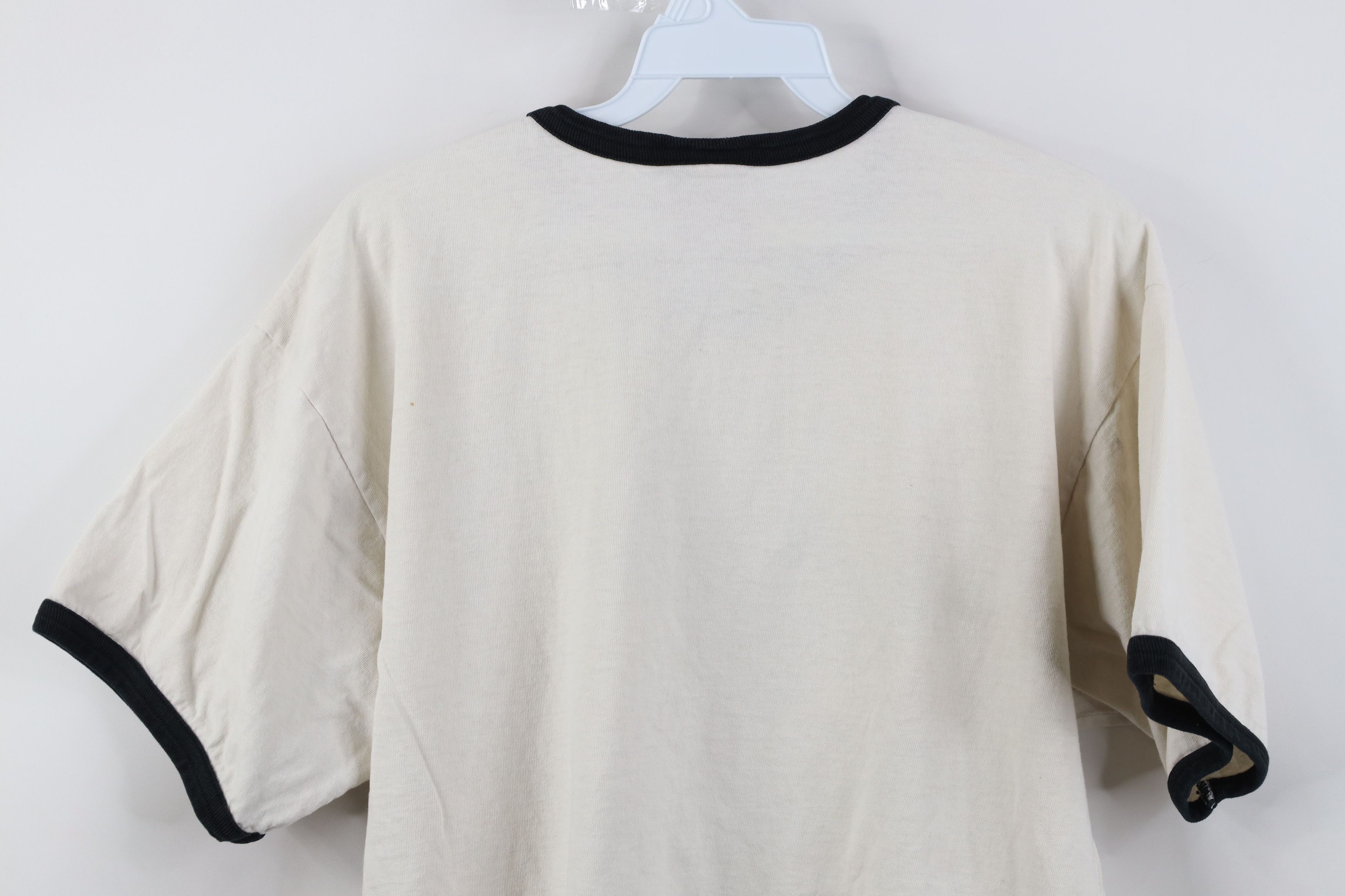 Nike Vintage Nike Air Travis Scott Center Swoosh Ringer T-Shirt Size US M / EU 48-50 / 2 - 13 Thumbnail