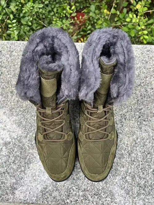 Other Warm Winter Men Snow Boots Outdoor Suede Leather Size US 9.5 / EU 42-43 - 4 Thumbnail