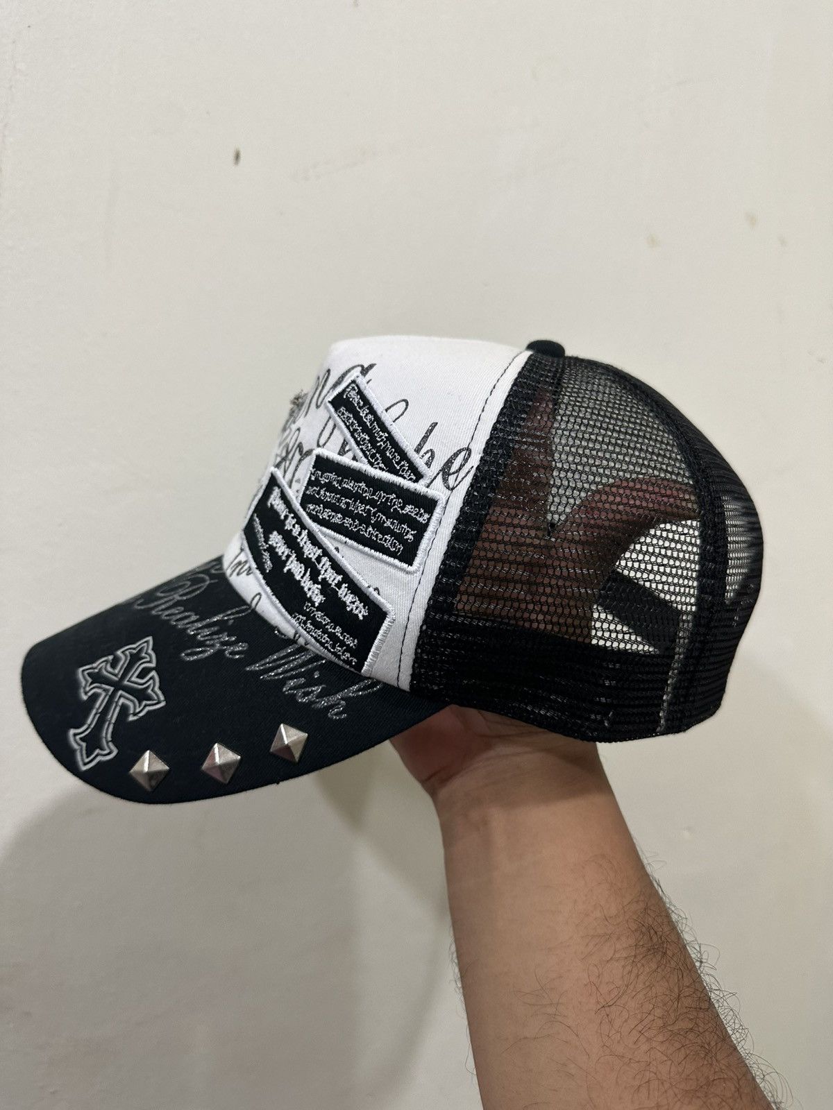 If Six Was Nine Inspired HG Cross PUNK Trucker Hat Size ONE SIZE - 3 Thumbnail