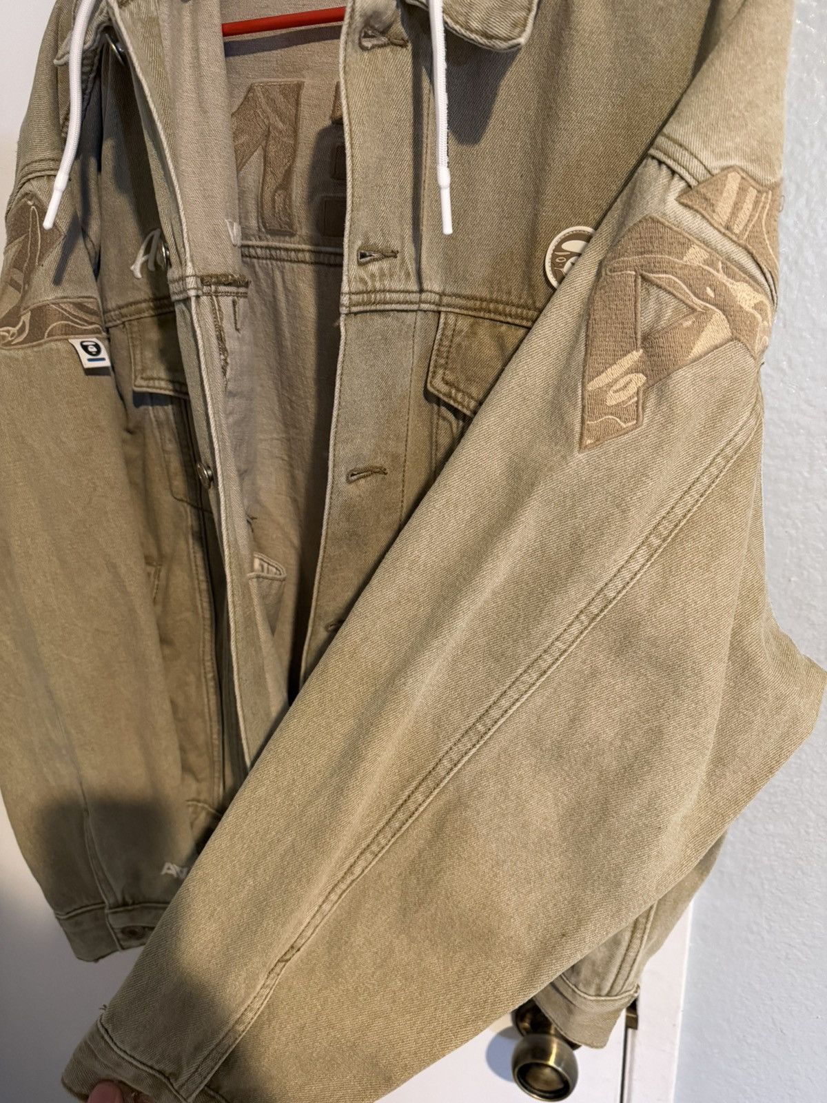 Bape Aape denim jacket Brown Size US L / EU 52-54 / 3 - 6 Thumbnail