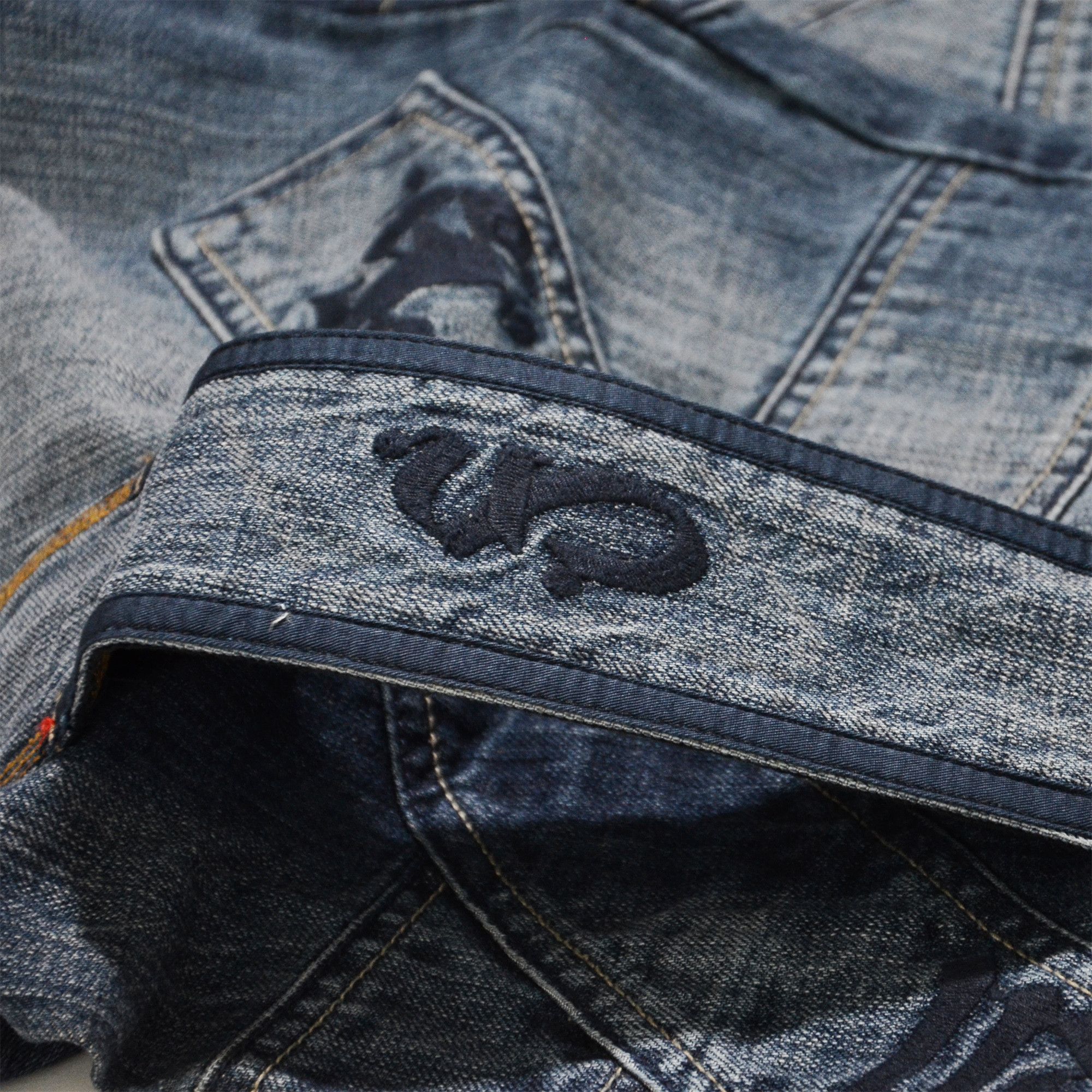 Marithe + Francois Girbaud [Hole Defects] Marithe Francois Girbaud Jeans SPFY2601DP10 Size US 34 / EU 50 - 4 Thumbnail
