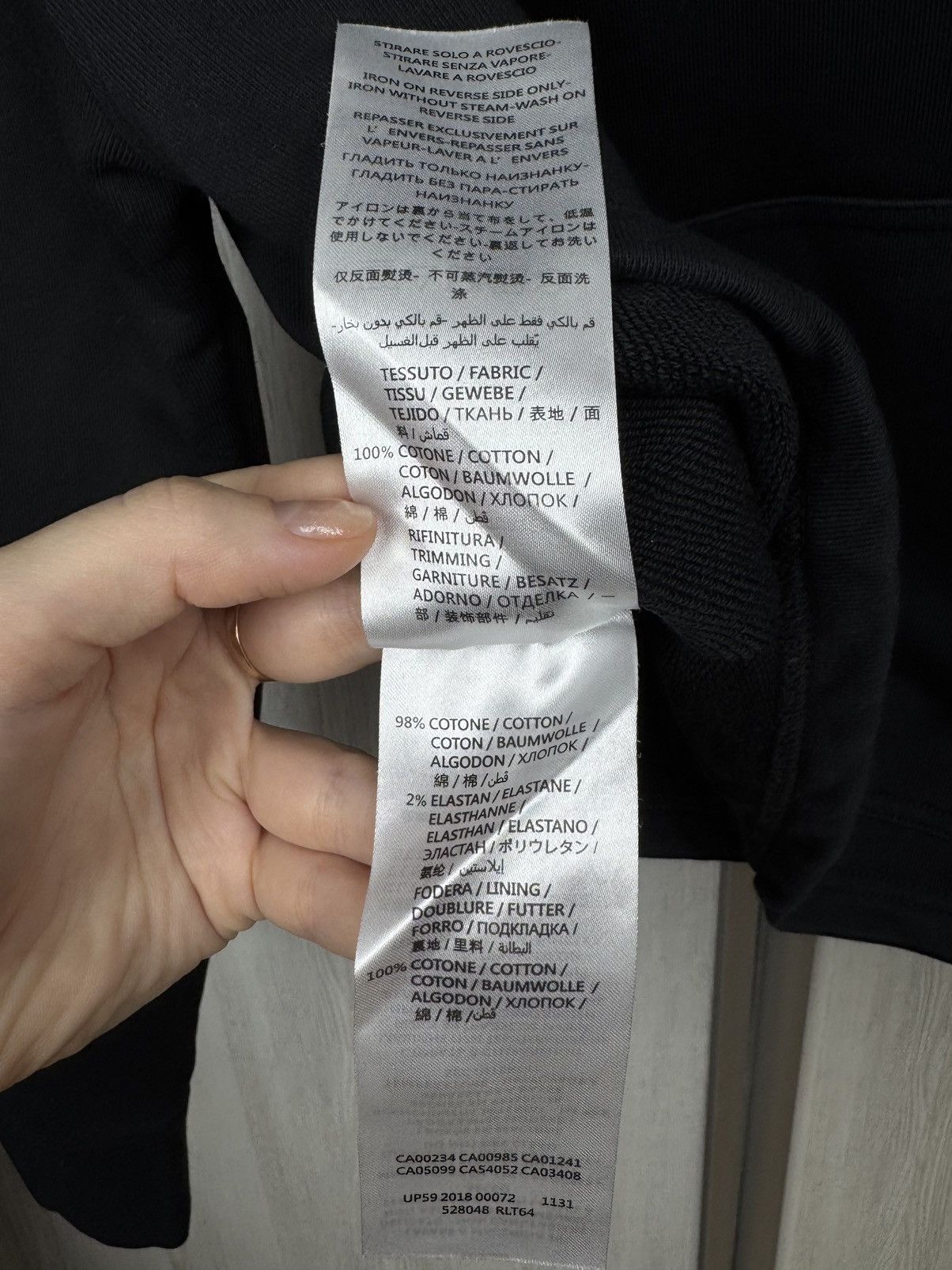 McQ Alexander McQueen McQ Alexander McQueen Black Acid Bunny French Terry Hoodie Size XXS / US 00 / IT 34 - 11 Thumbnail