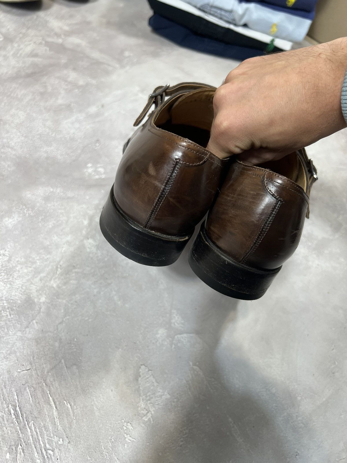 Suitsupply × Vintage SuitSupply Leather Formal Shoes Size US 9.5 / EU 42-43 - 12 Thumbnail
