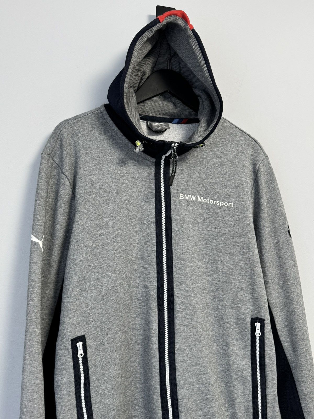 Puma PUMA Men's BMW L Motorsport Full-Zip Hoodie GRAY Size US L / EU 52-54 / 3 - 2 Thumbnail