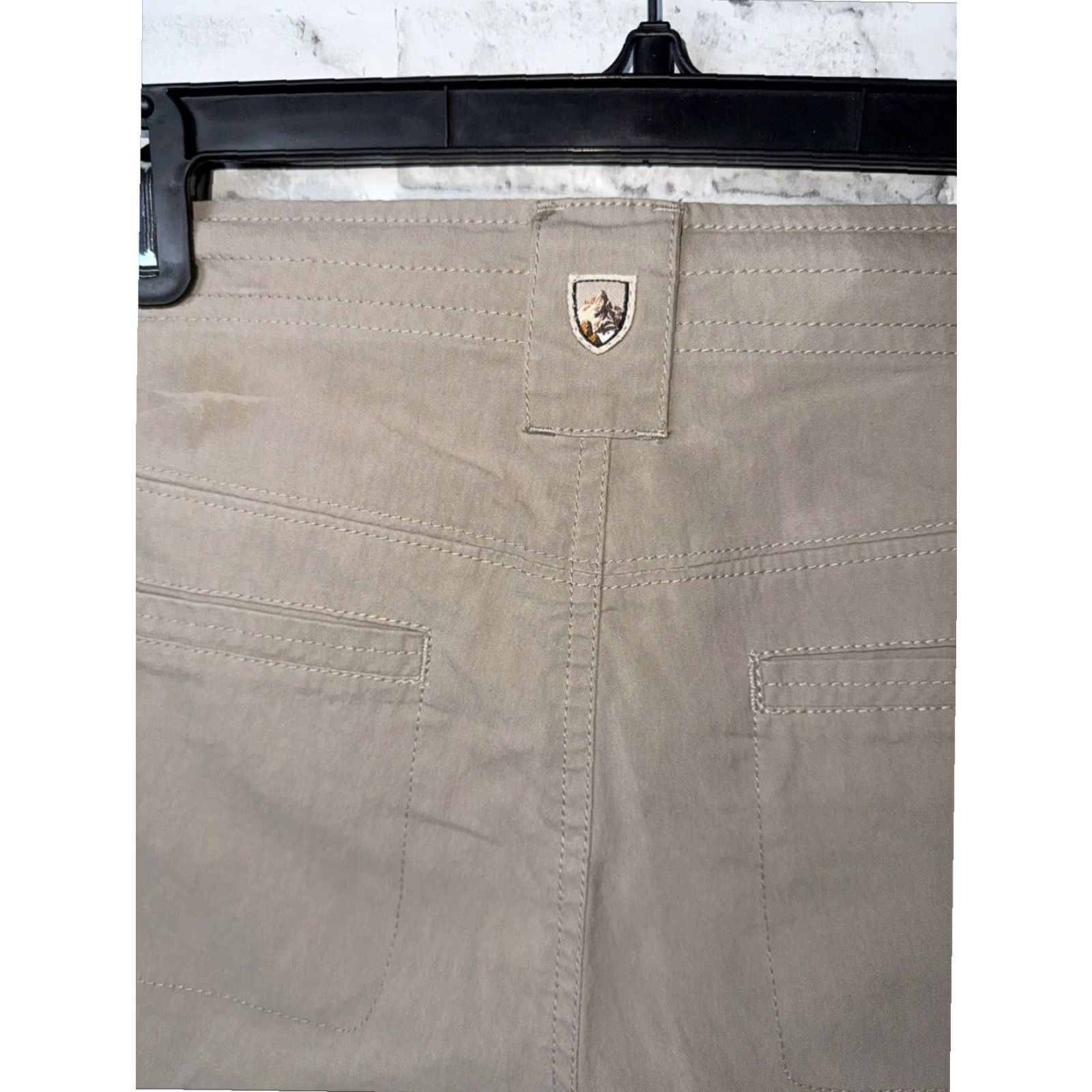 Vintage KUHL Lightweight Cotton Blend Women's Hiking Pants 10R Light Beige Size 32" / US 10 / IT 46 - 7 Thumbnail