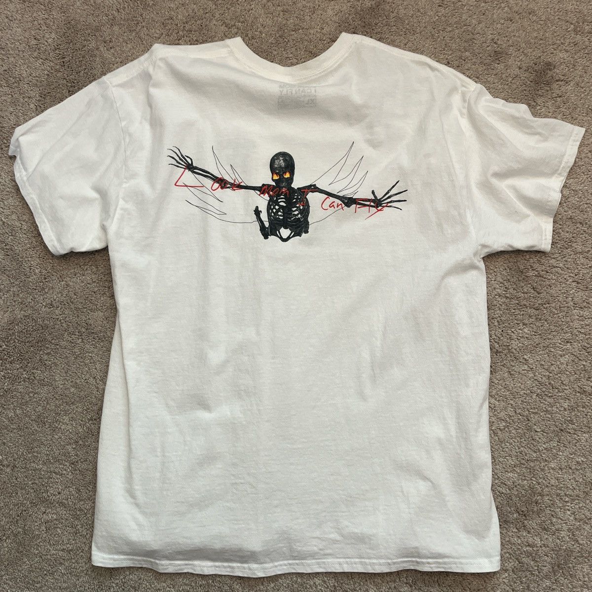 Travis Scott XL Travis Scott Skeleton Promo Tee Size US XL / EU 56 / 4 - 2 Thumbnail
